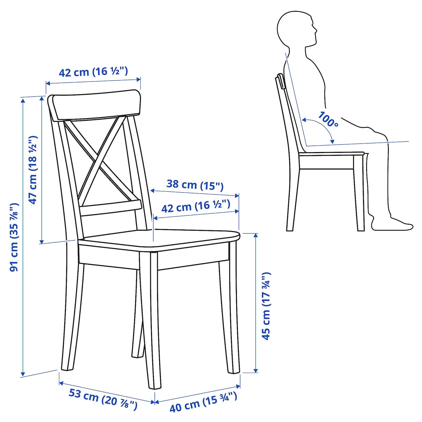 INGATORP / INGOLF Table and 4 chairs