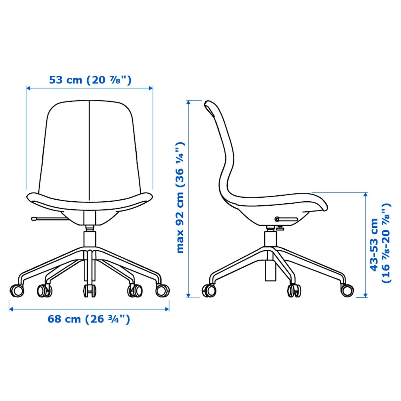 LÅNGFJÄLL Office chair