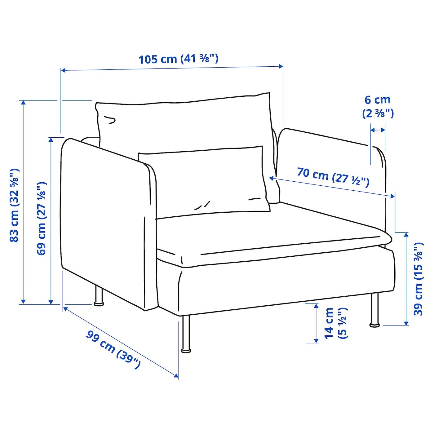 SÖDERHAMN Armchair