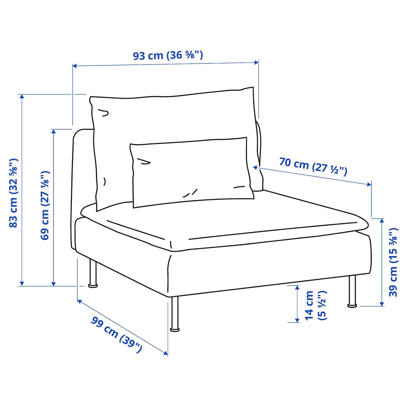 SÖDERHAMN 1-seat section