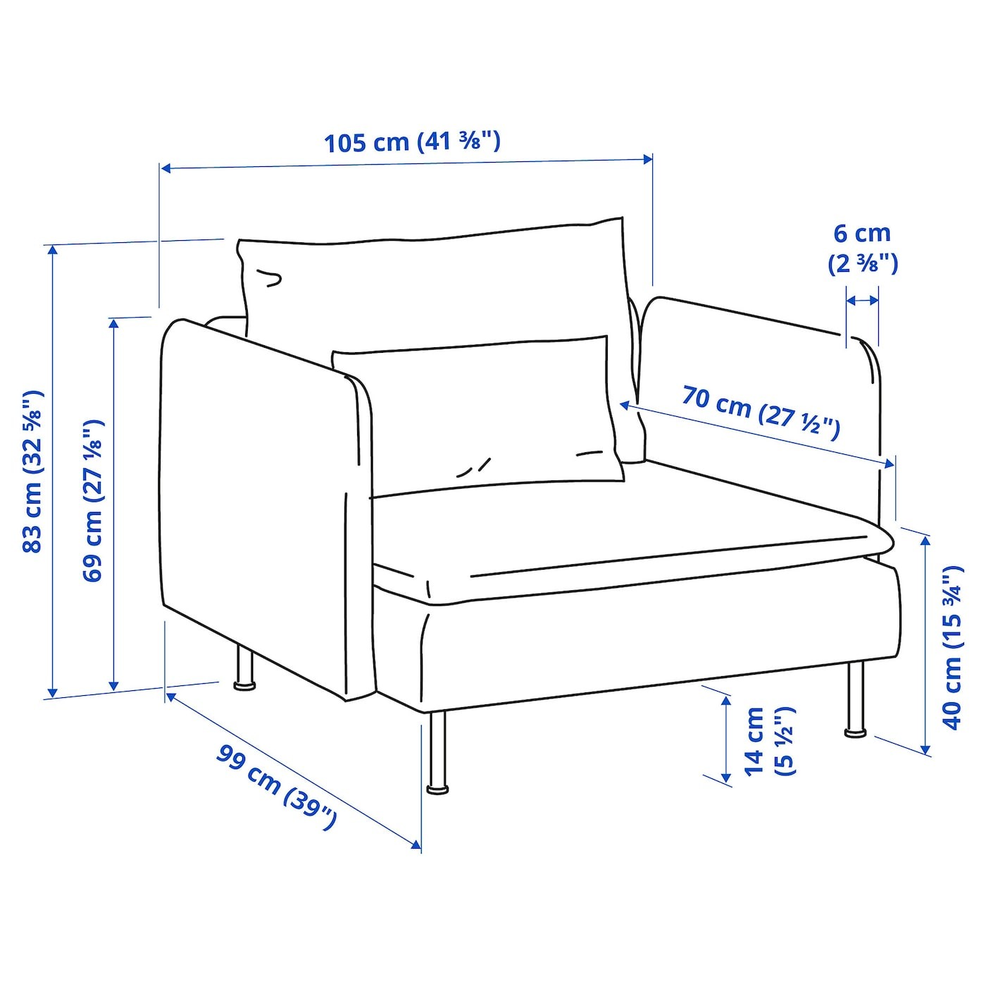 SÖDERHAMN Armchair