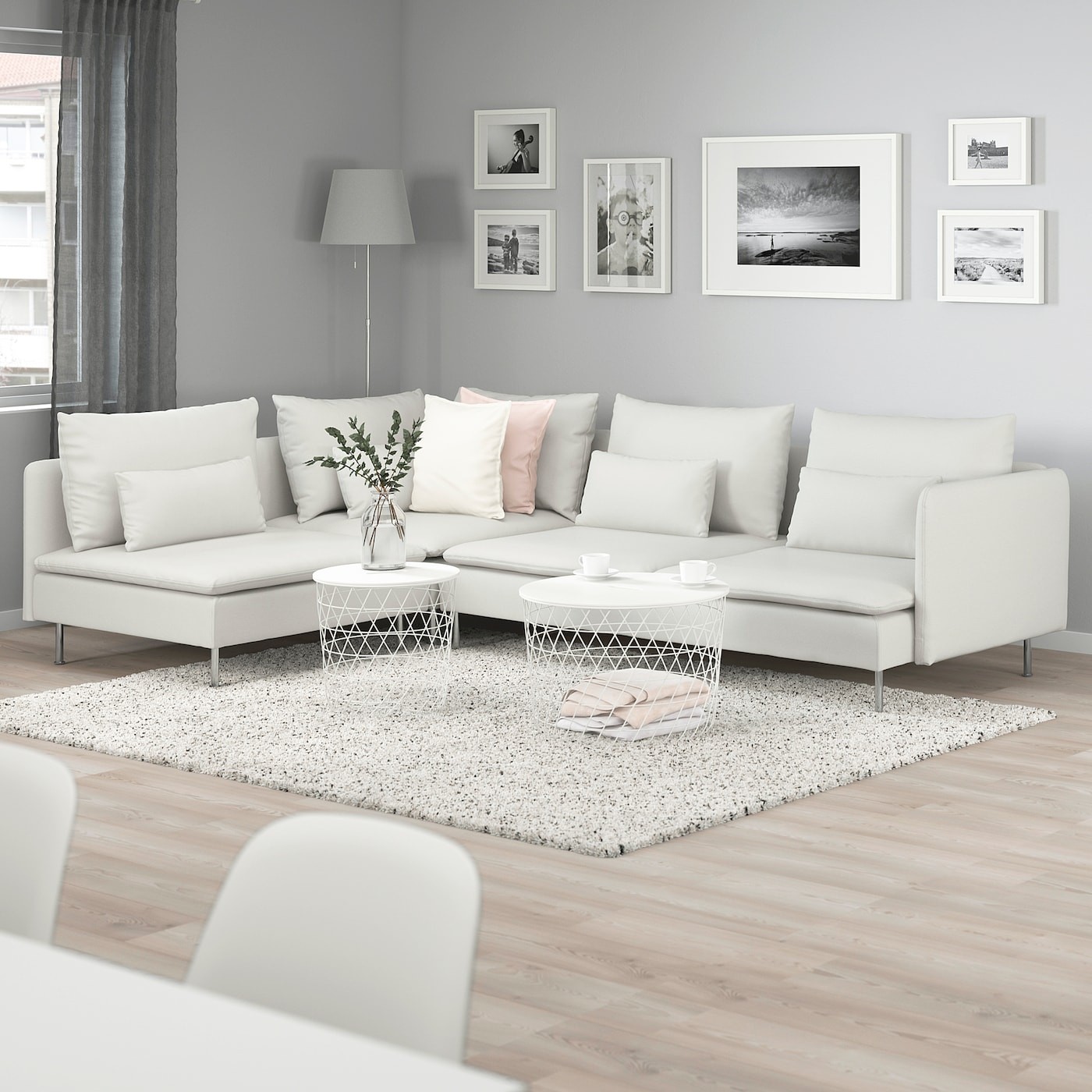 SÖDERHAMN Corner sofa, 4-seat