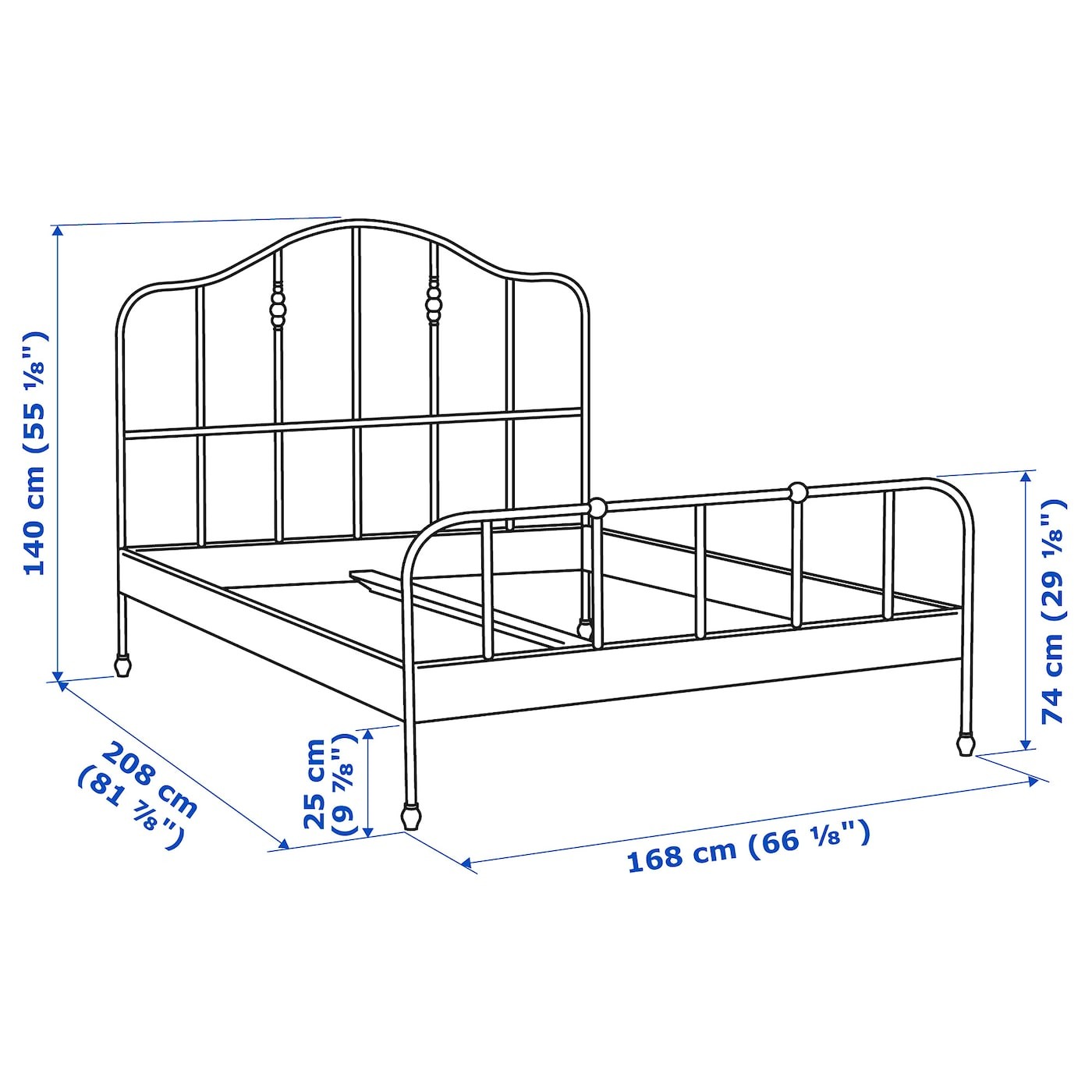 SAGSTUA Bed frame