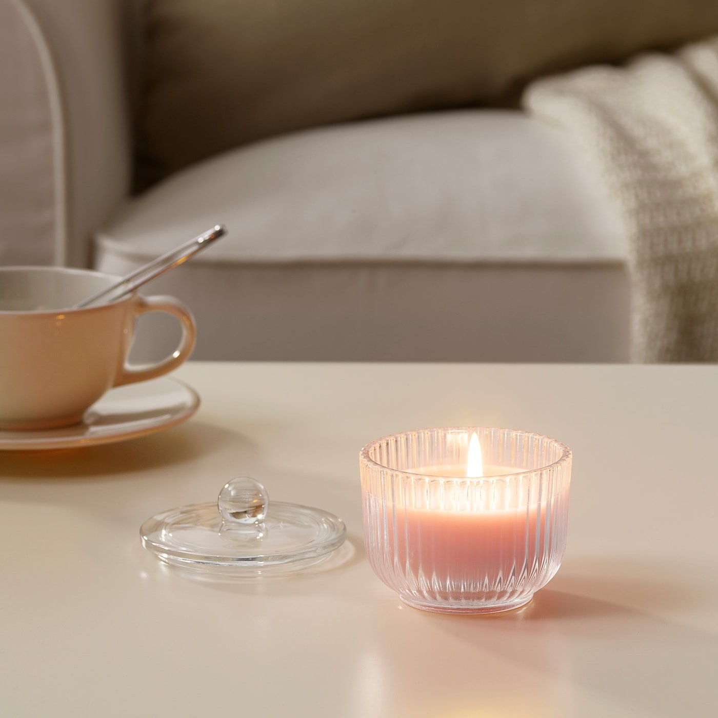 BLOMDOFT Scented candle in glass