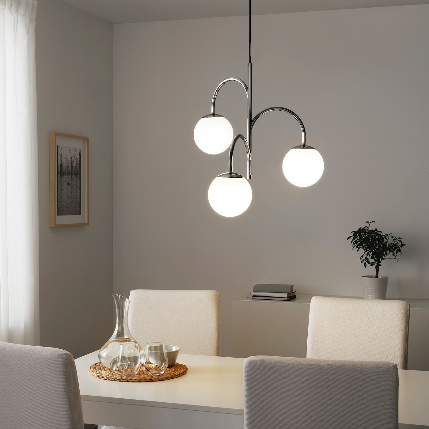 SIMRISHAMN Pendant lamp, 3-armed