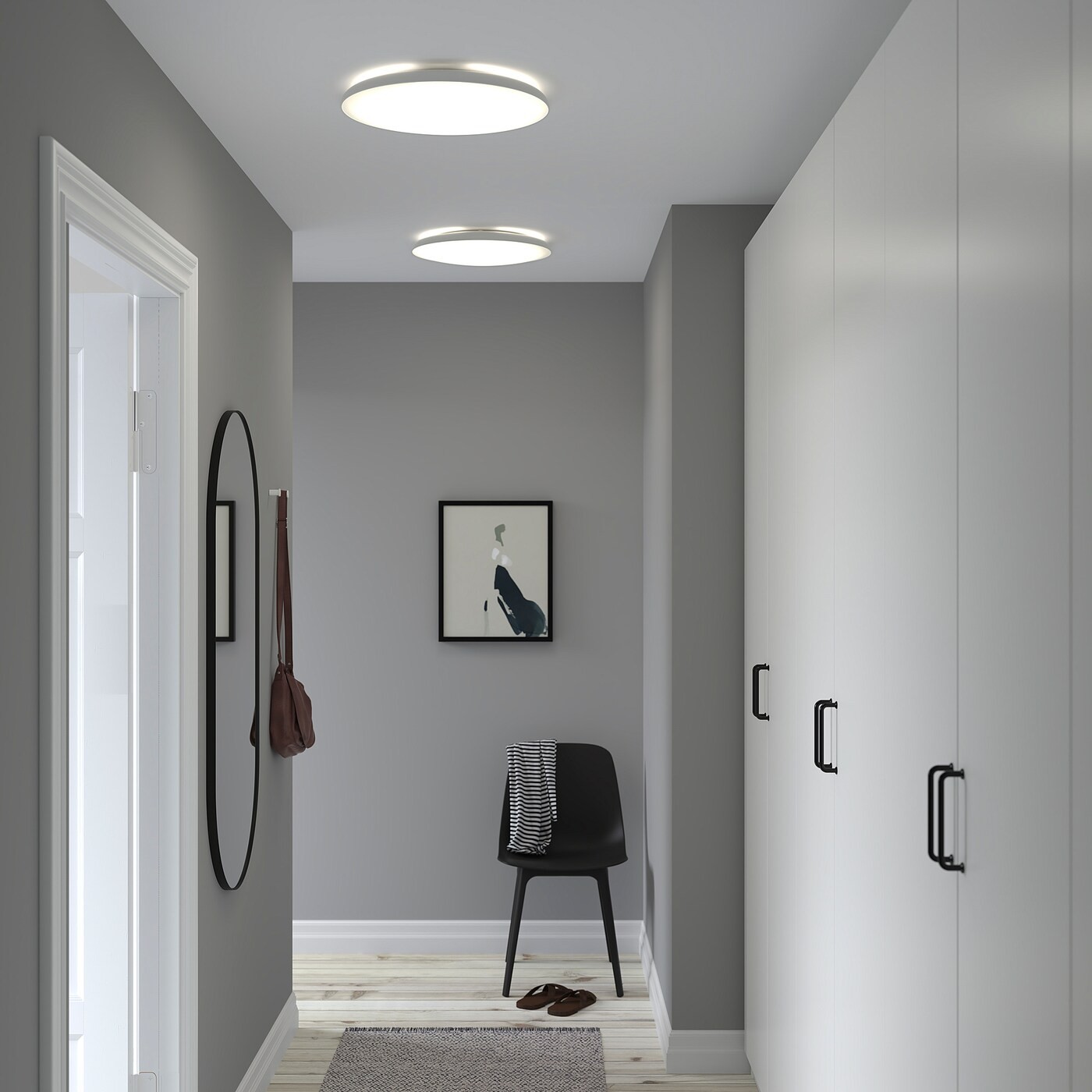 NYMÅNE LED ceiling lamp