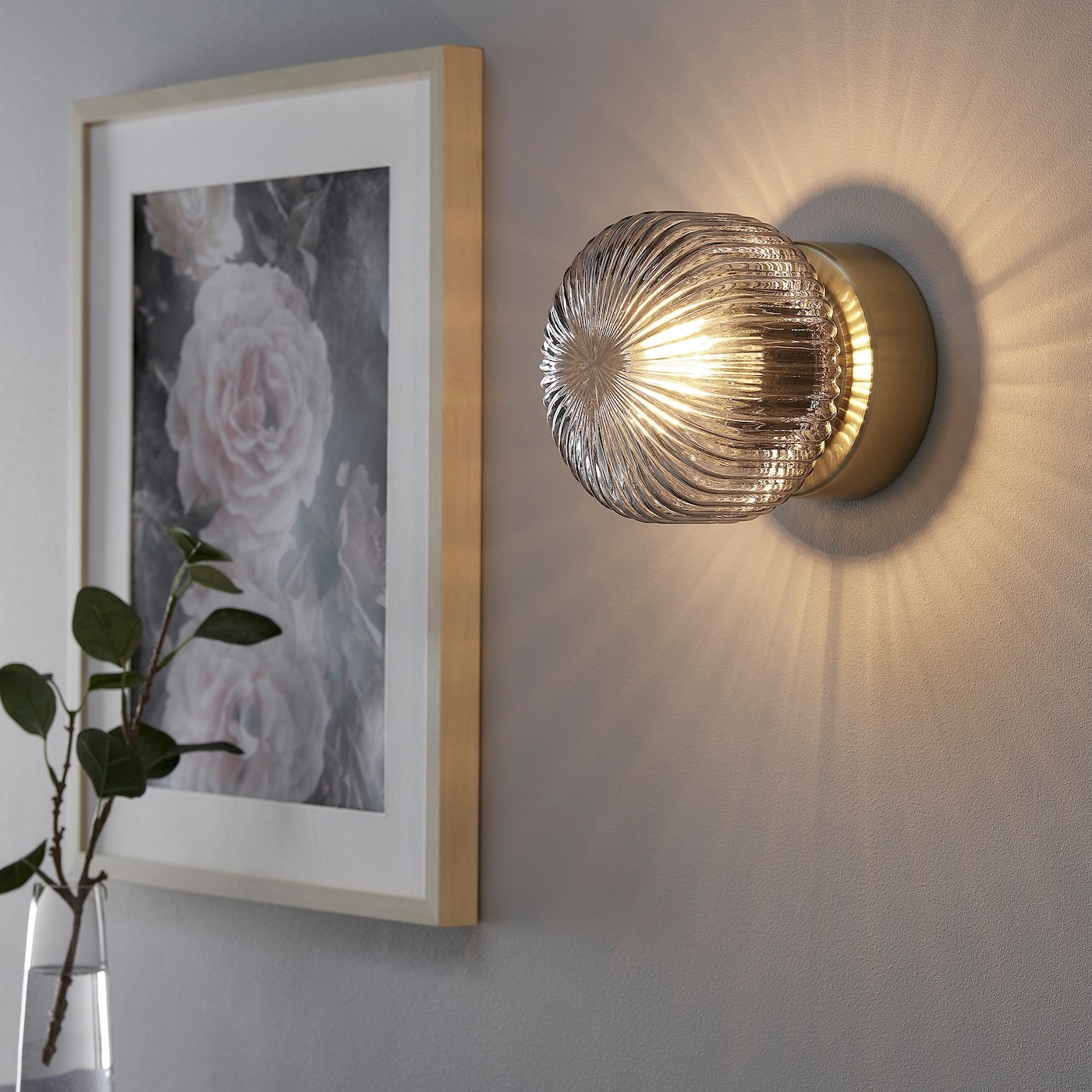 SOLKLINT Wall lamp, wired-in installation