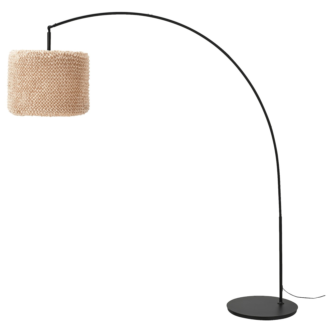 LERGRYN / SKAFTET Floor lamp base, arched