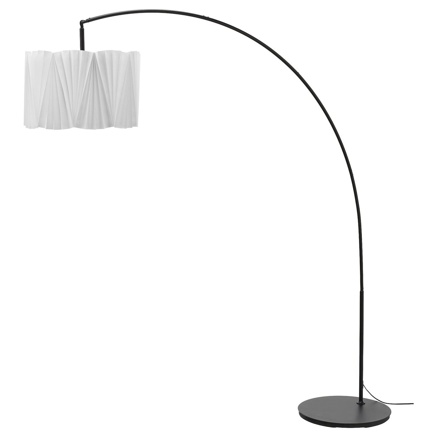 KUNGSHULT / SKAFTET Floor lamp, arched