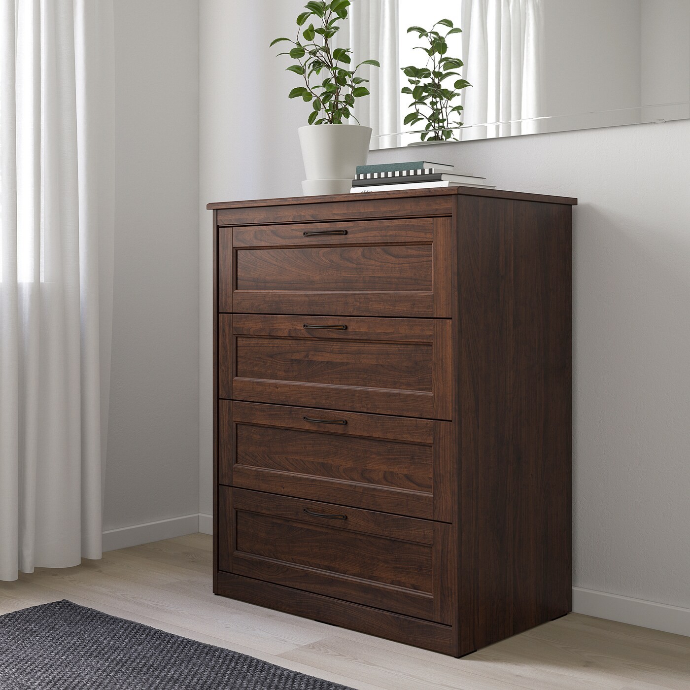 SONGESAND Chest of 4 drawers