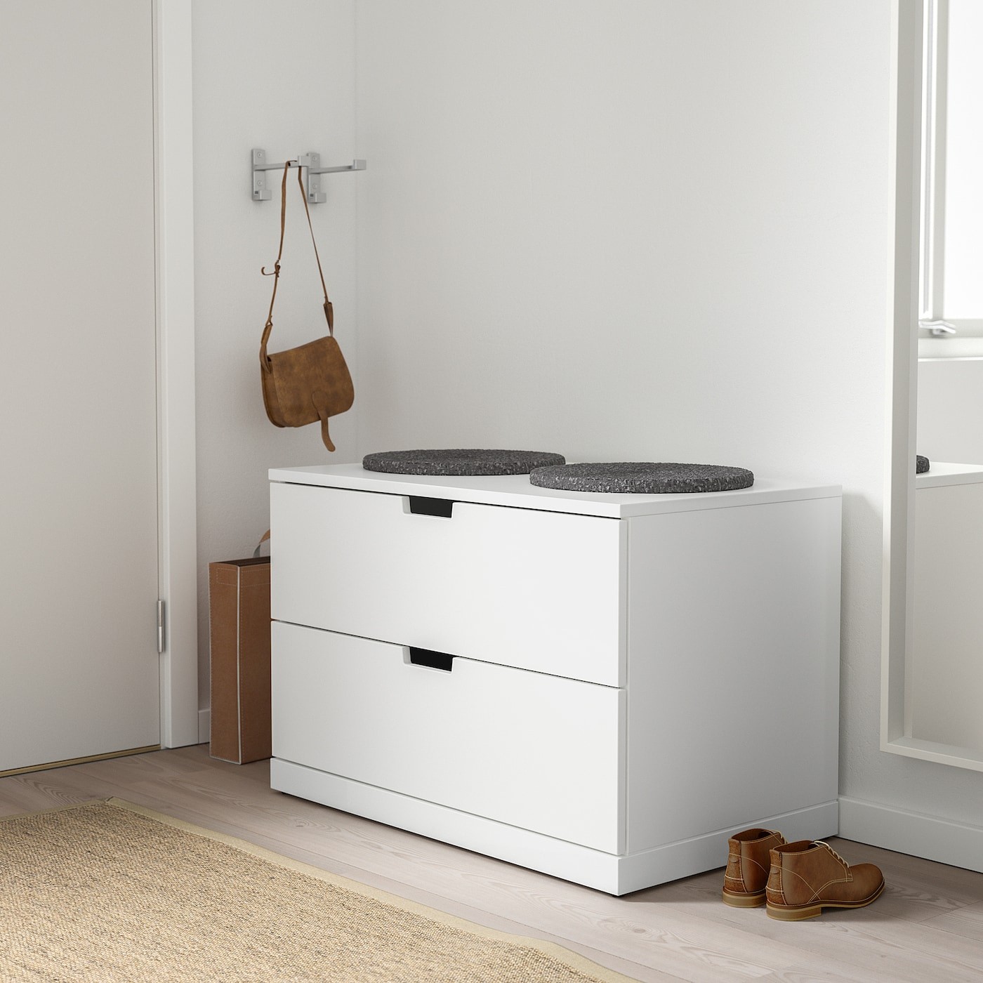 NORDLI Chest of 2 drawers