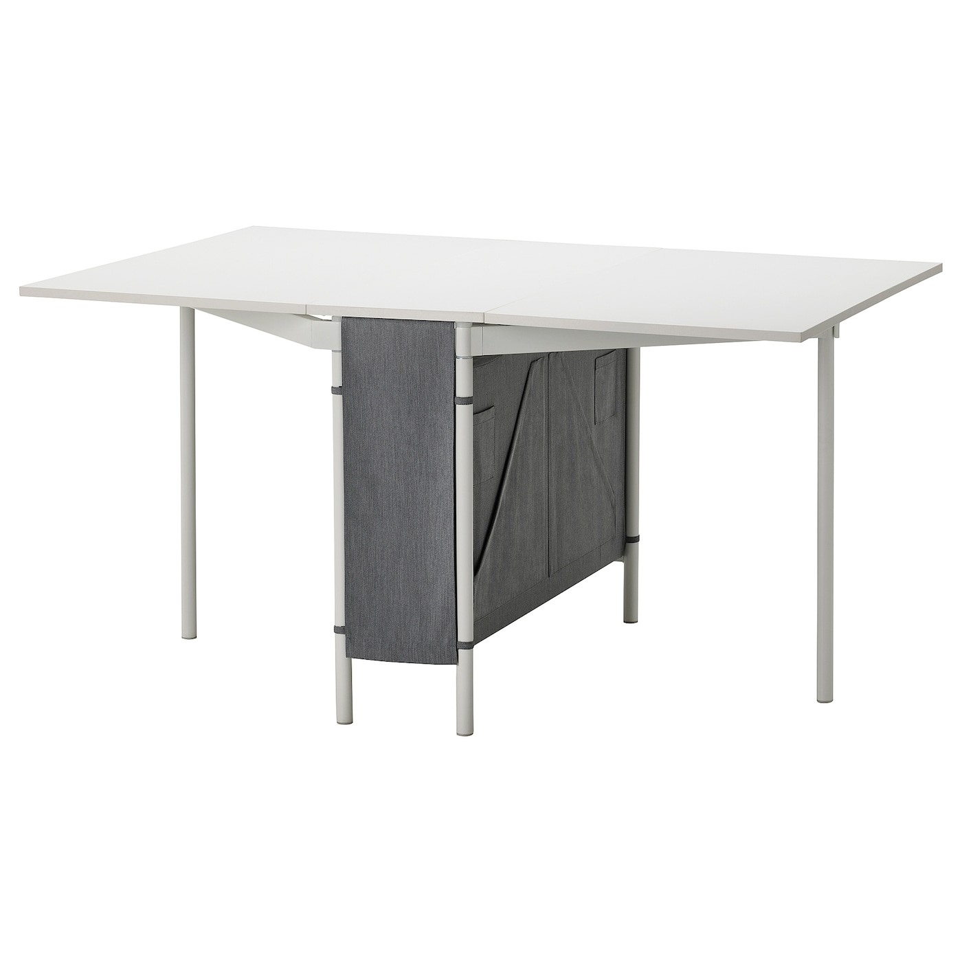 KALLHÄLL Gateleg table with storage