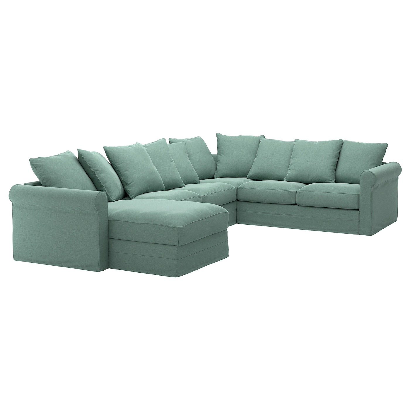 GRÖNLID Cvr crnr sofa-bed 5-seat w chs lng