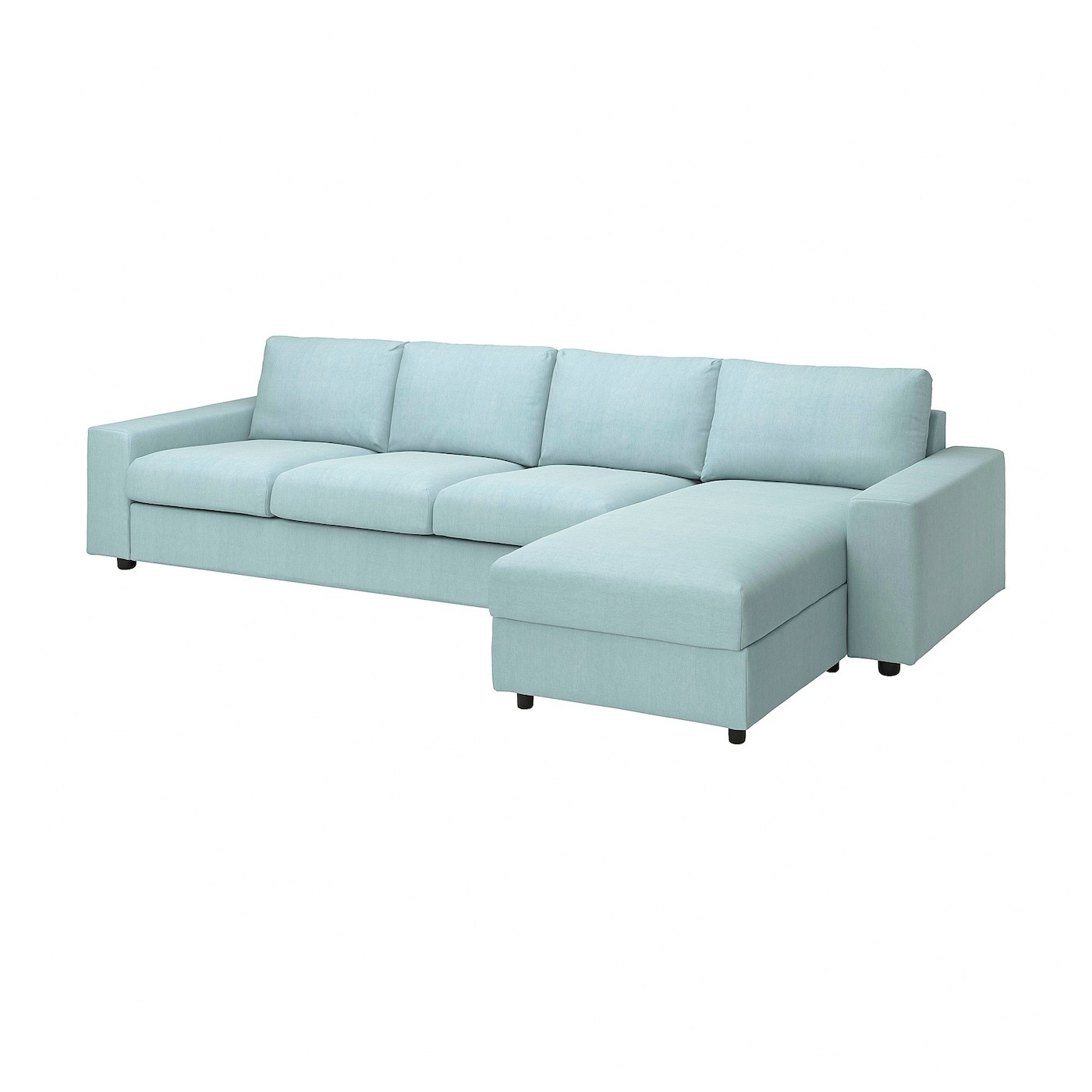 VIMLE Cover 4-seat sofa w chaise longue