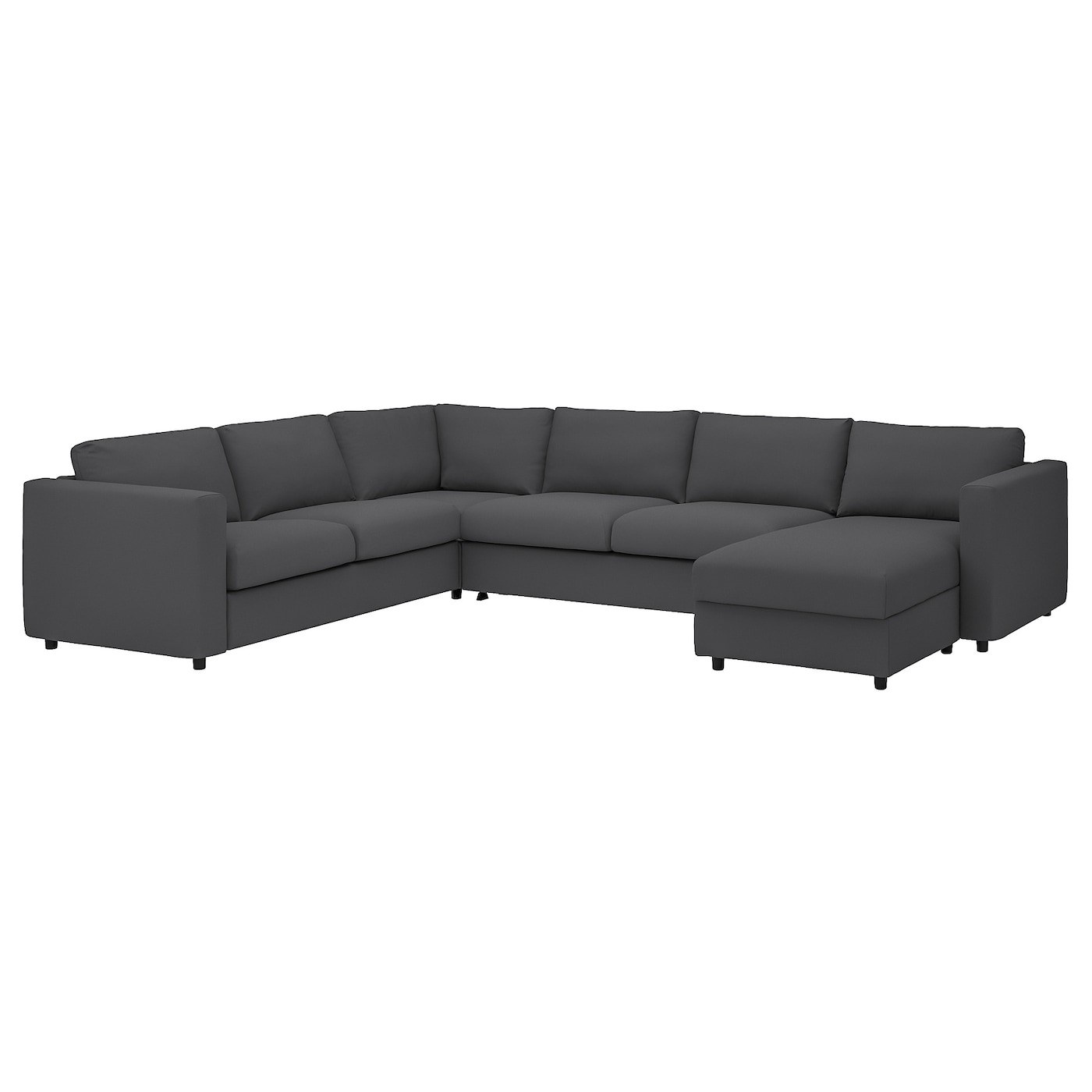 VIMLE Cvr crnr sofa-bed 5-seat w chs lng