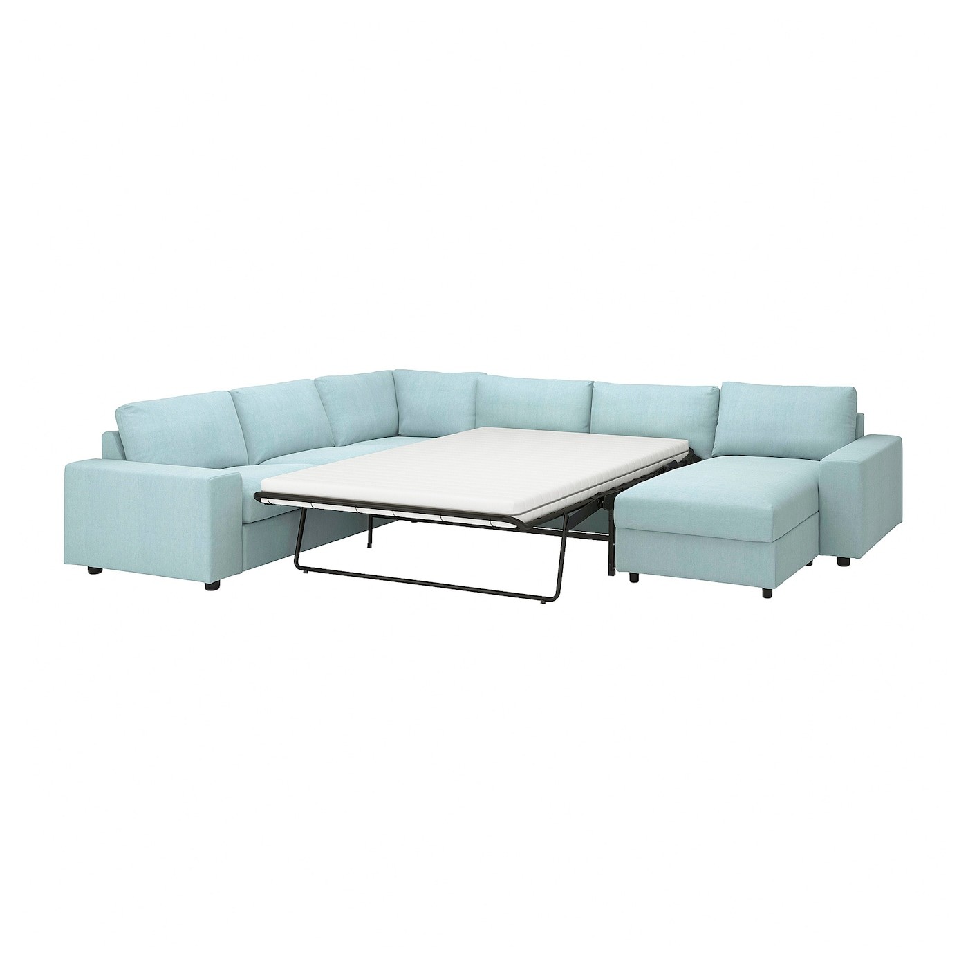 VIMLE Crnr sofa-bed, 5-seat w chaise lng