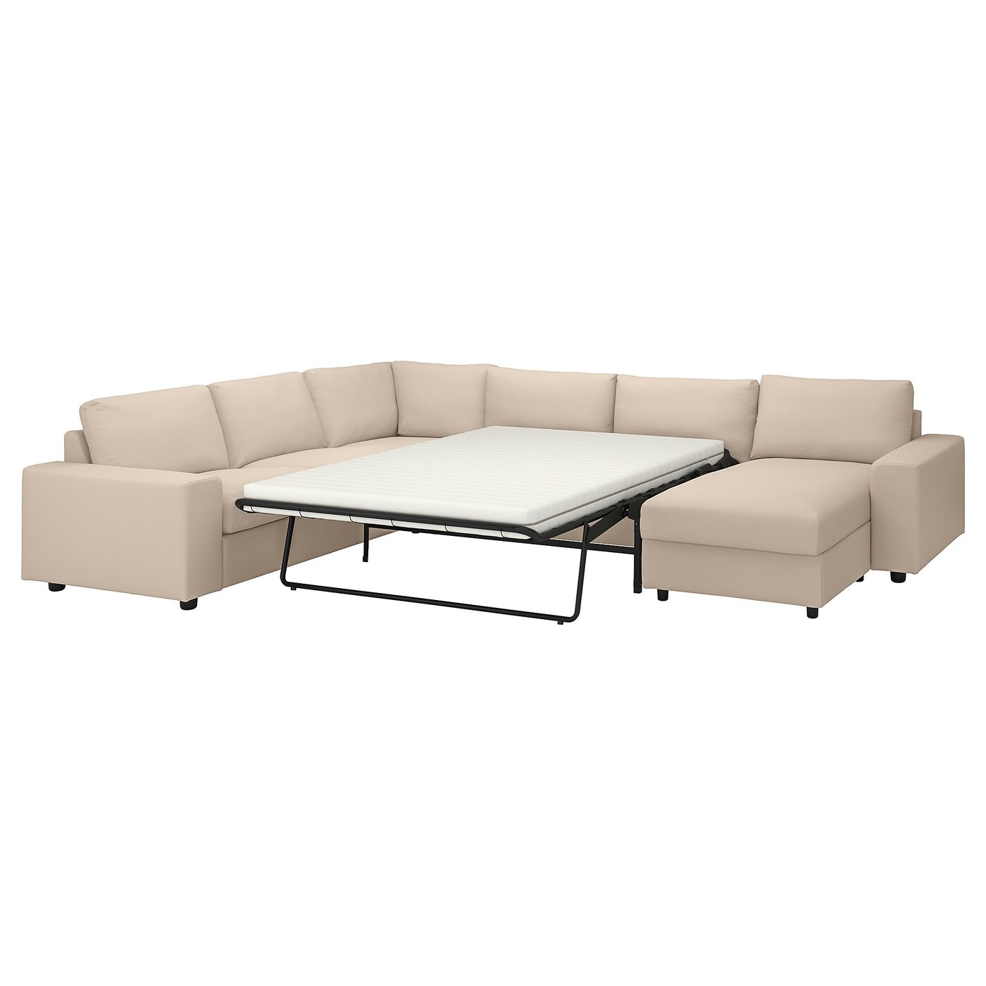 VIMLE Crnr sofa-bed, 5-seat w chaise lng