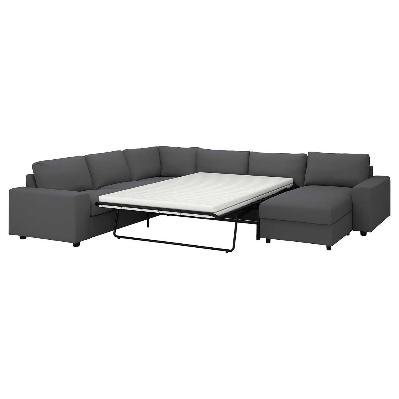 VIMLE Crnr sofa-bed, 5-seat w chaise lng