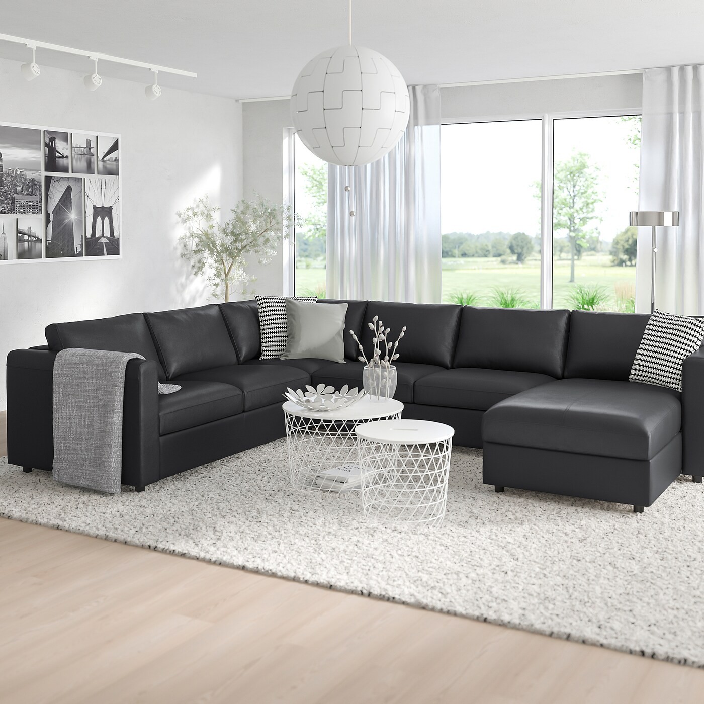 VIMLE Corner sofa, 5-seat