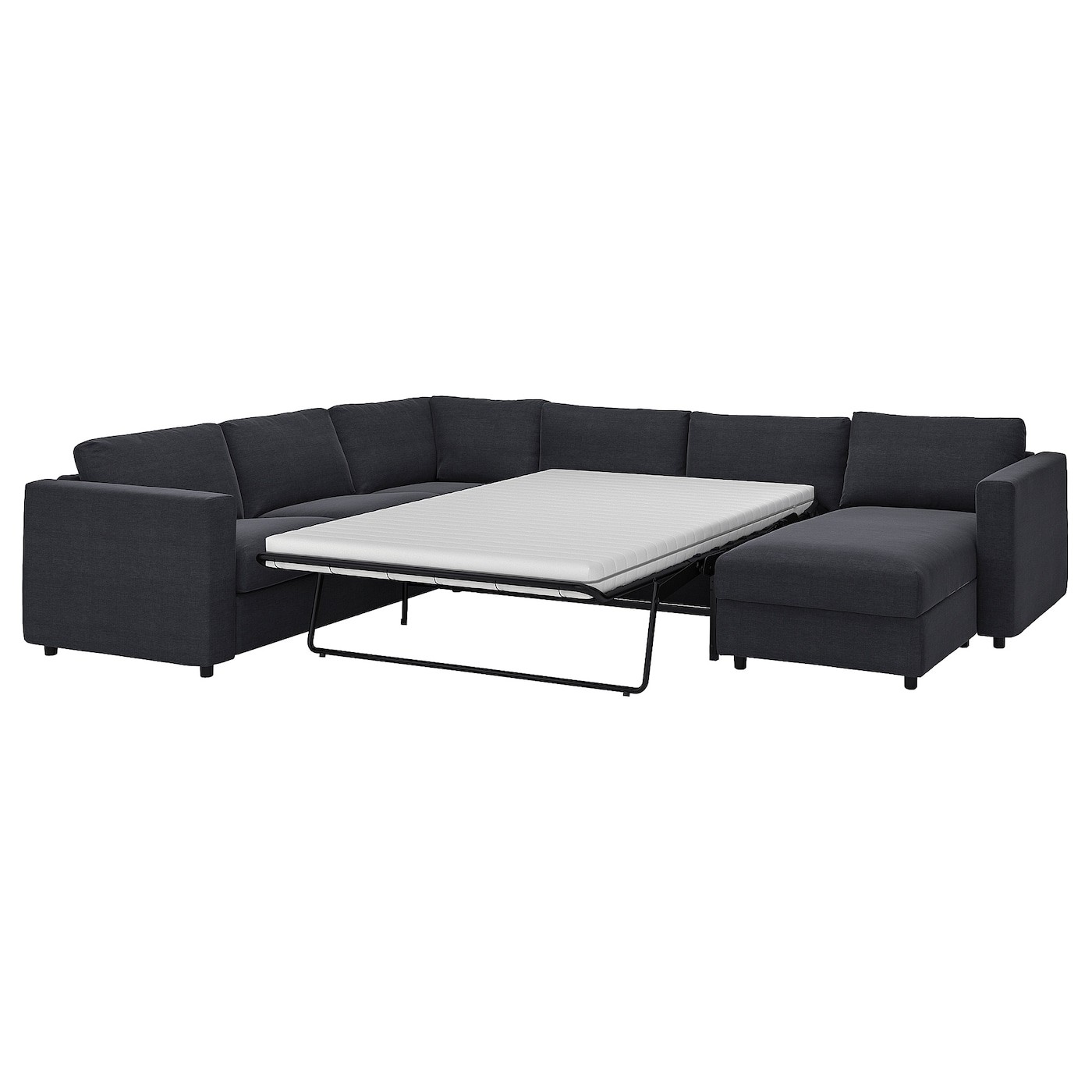 VIMLE Crnr sofa-bed, 5-seat w chaise lng