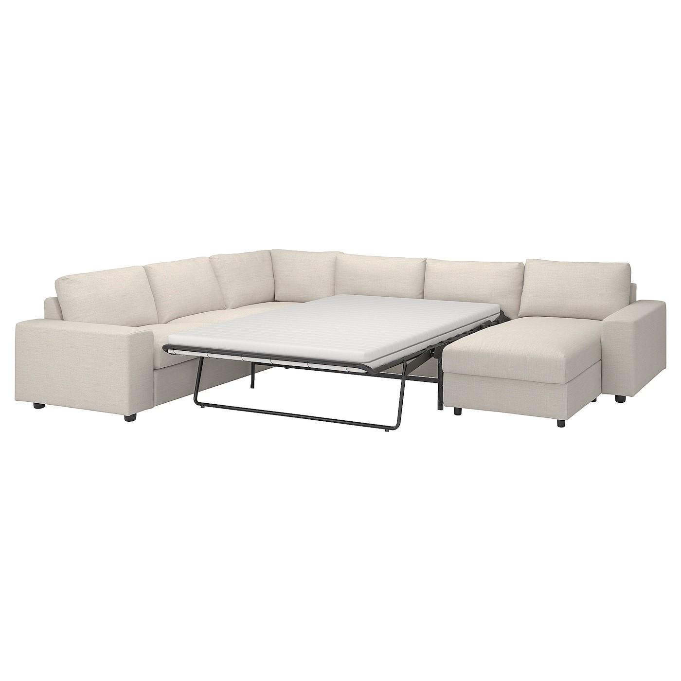 VIMLE Crnr sofa-bed, 5-seat w chaise lng