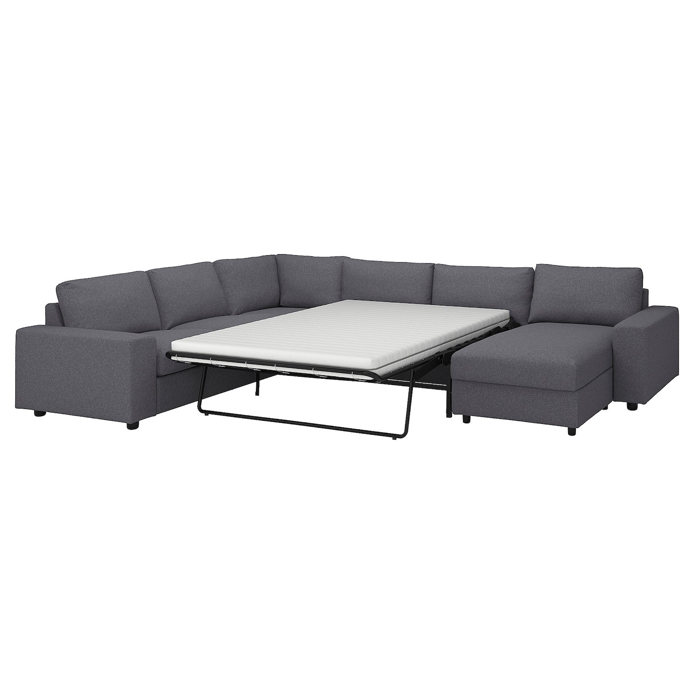 VIMLE Crnr sofa-bed, 5-seat w chaise lng