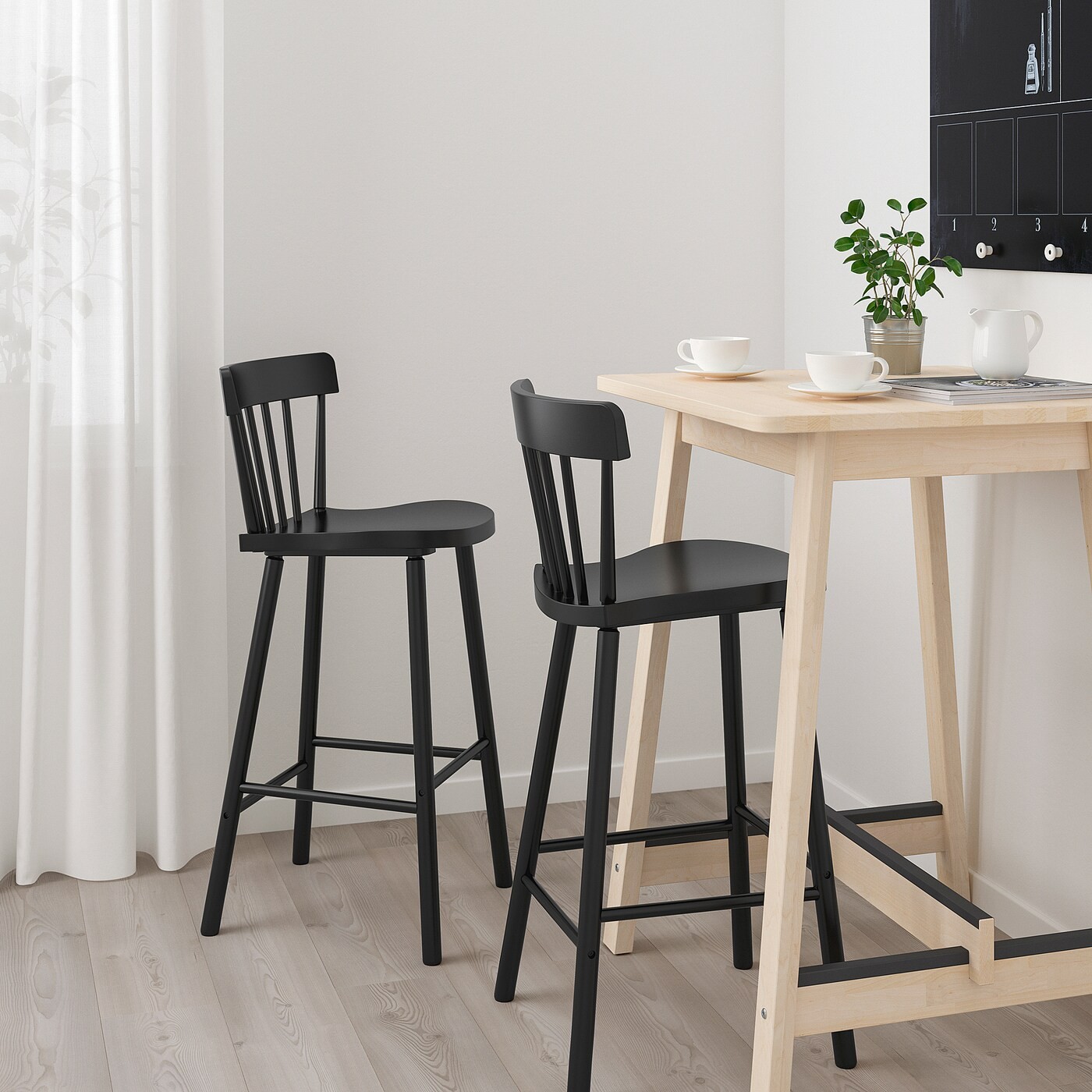 NORRÅKER / NORRARYD Bar table and 2 bar stools