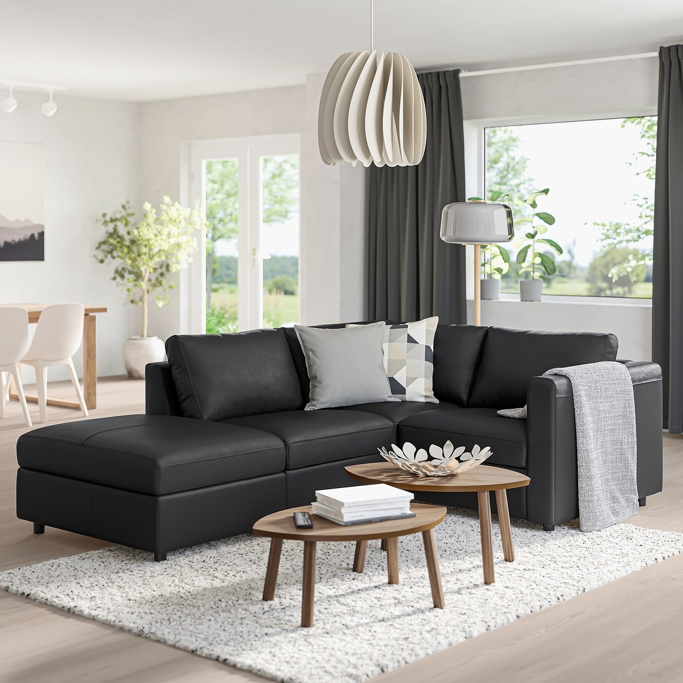 VIMLE Corner sofa, 3-seat