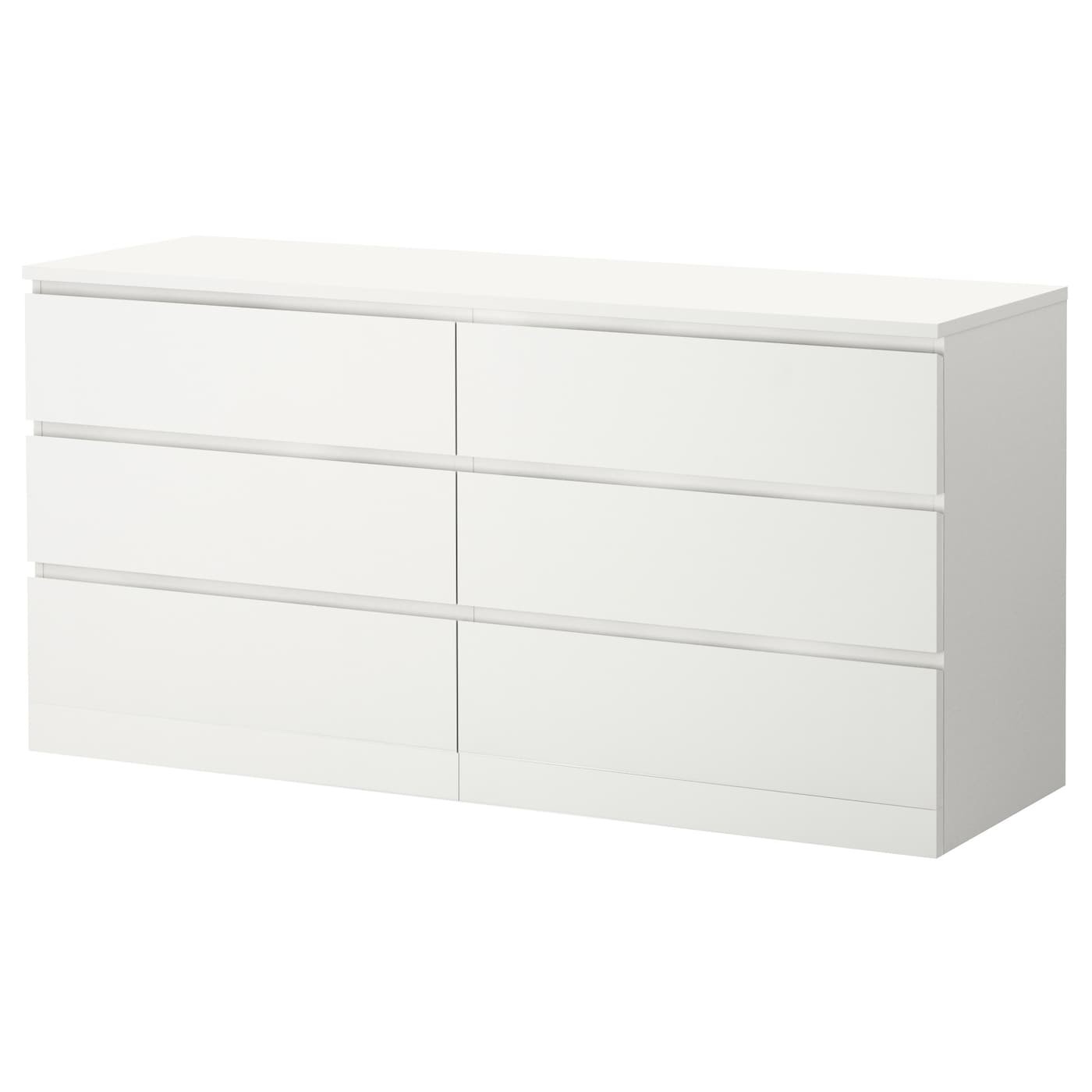 MALM Chest of 6 drawers