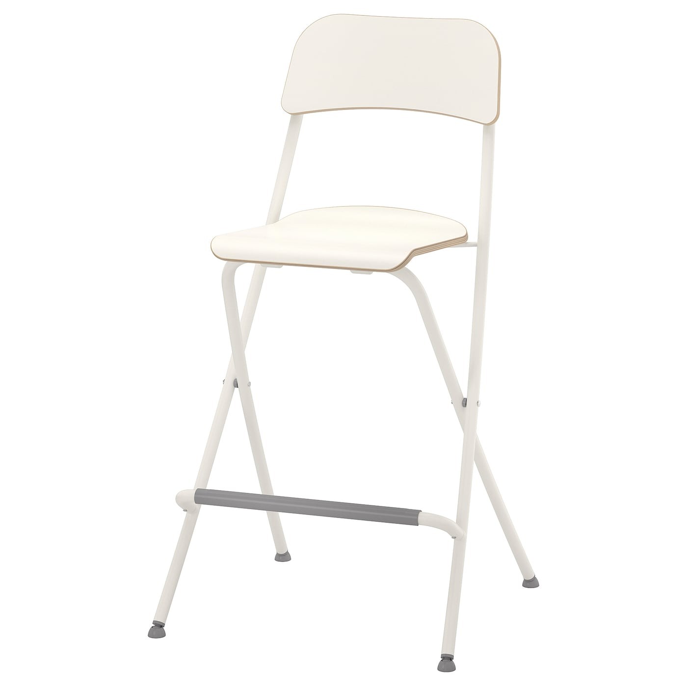 FRANKLIN Bar stool with backrest, foldable