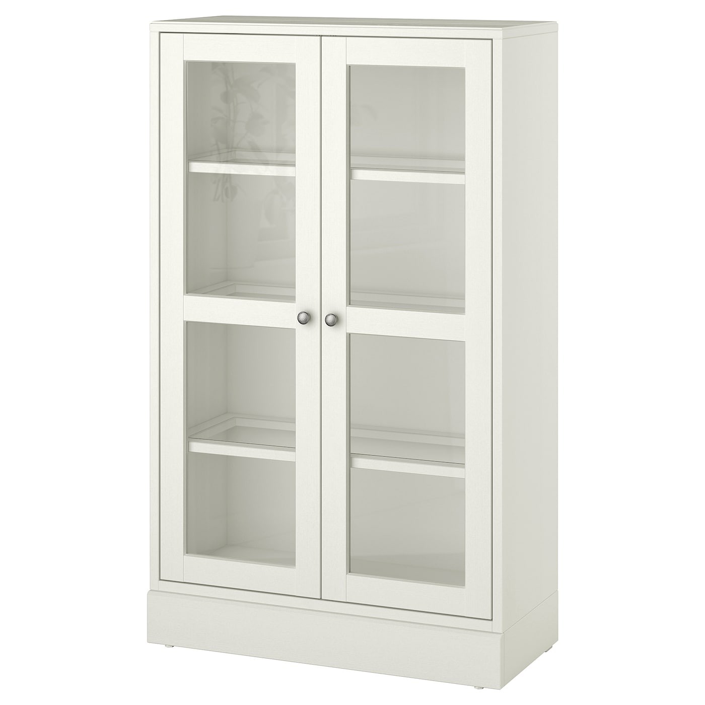 HAVSTA Glass-door cabinet with plinth