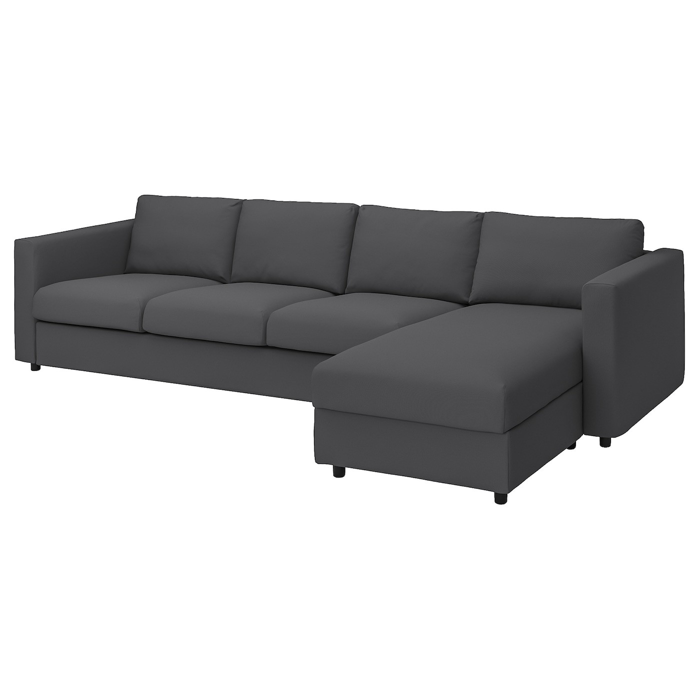 VIMLE Cover 4-seat sofa w chaise longue