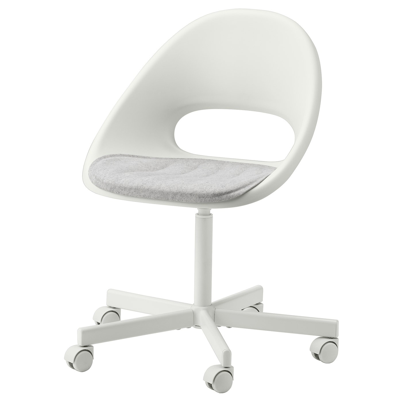 LOBERGET / BLYSKÄR Swivel chair with pad