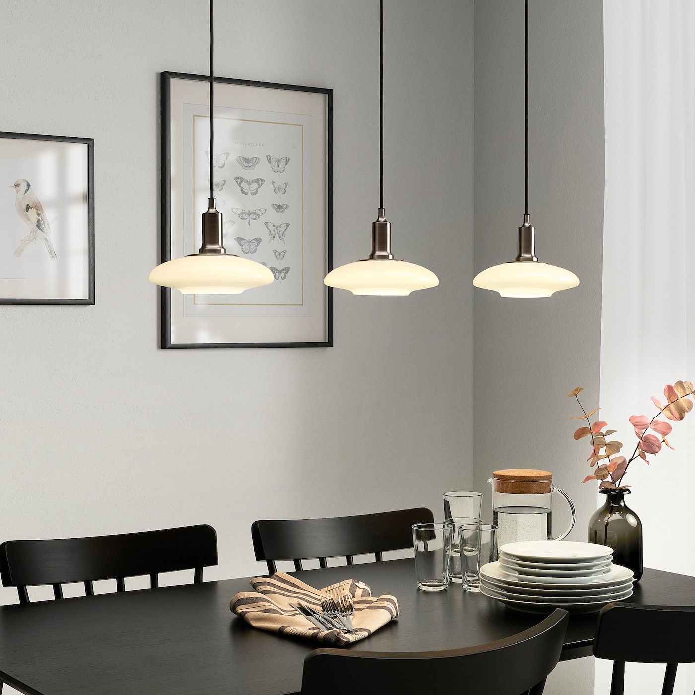 TÄLLBYN Pendant lamp with 3 lamps