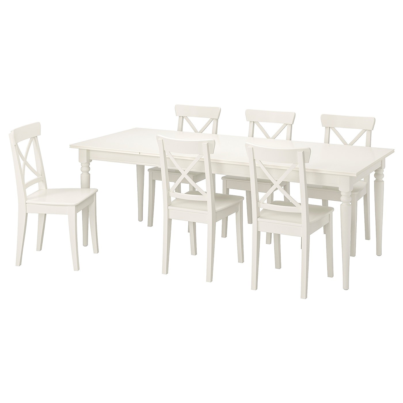 INGATORP / INGOLF Table and 6 chairs