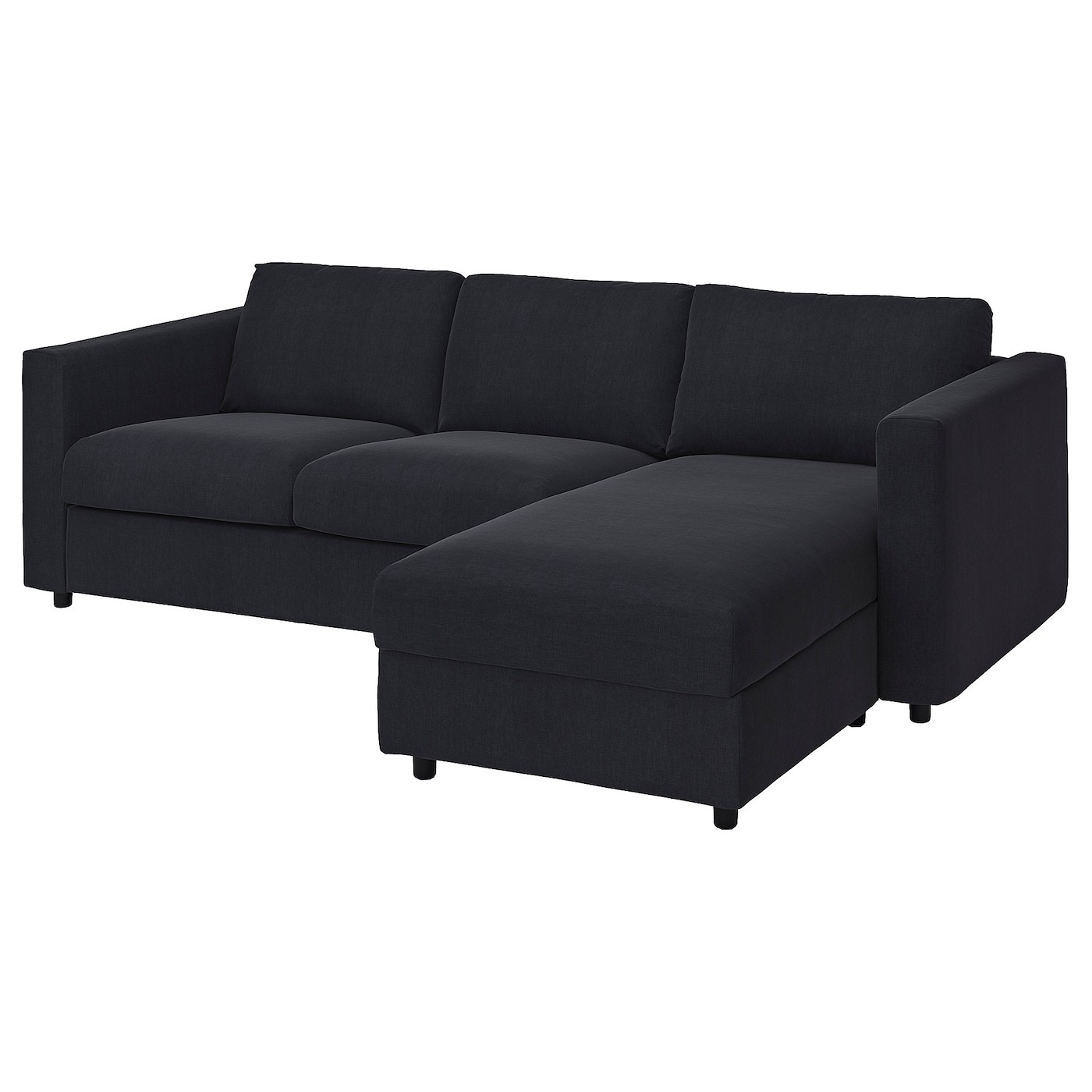 VIMLE Cover 3-seat sofa w chaise longue