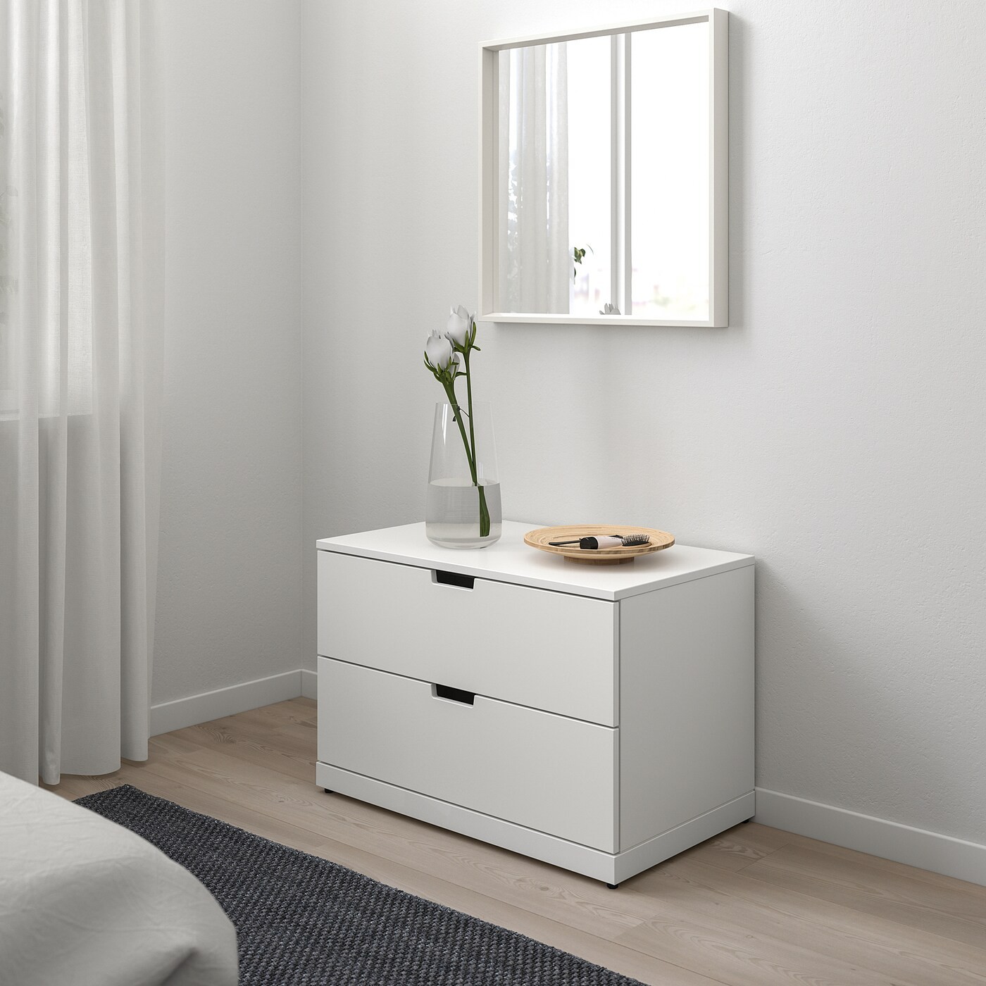 NORDLI Chest of 2 drawers