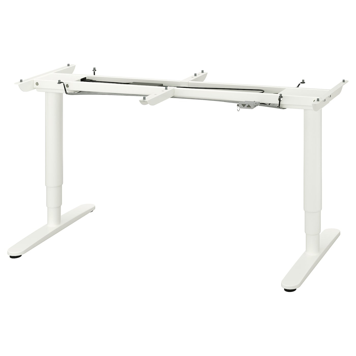 BEKANT Underframe sit/stand f table tp, el