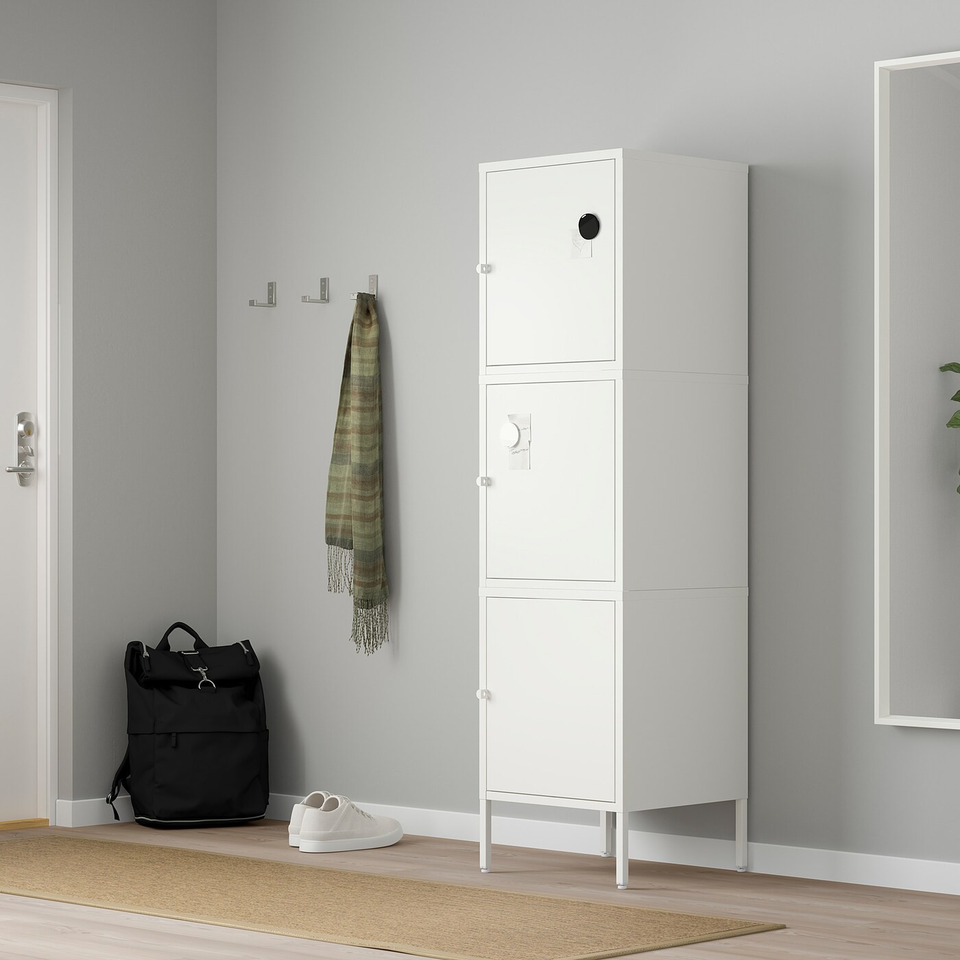 HÄLLAN Storage combination with doors