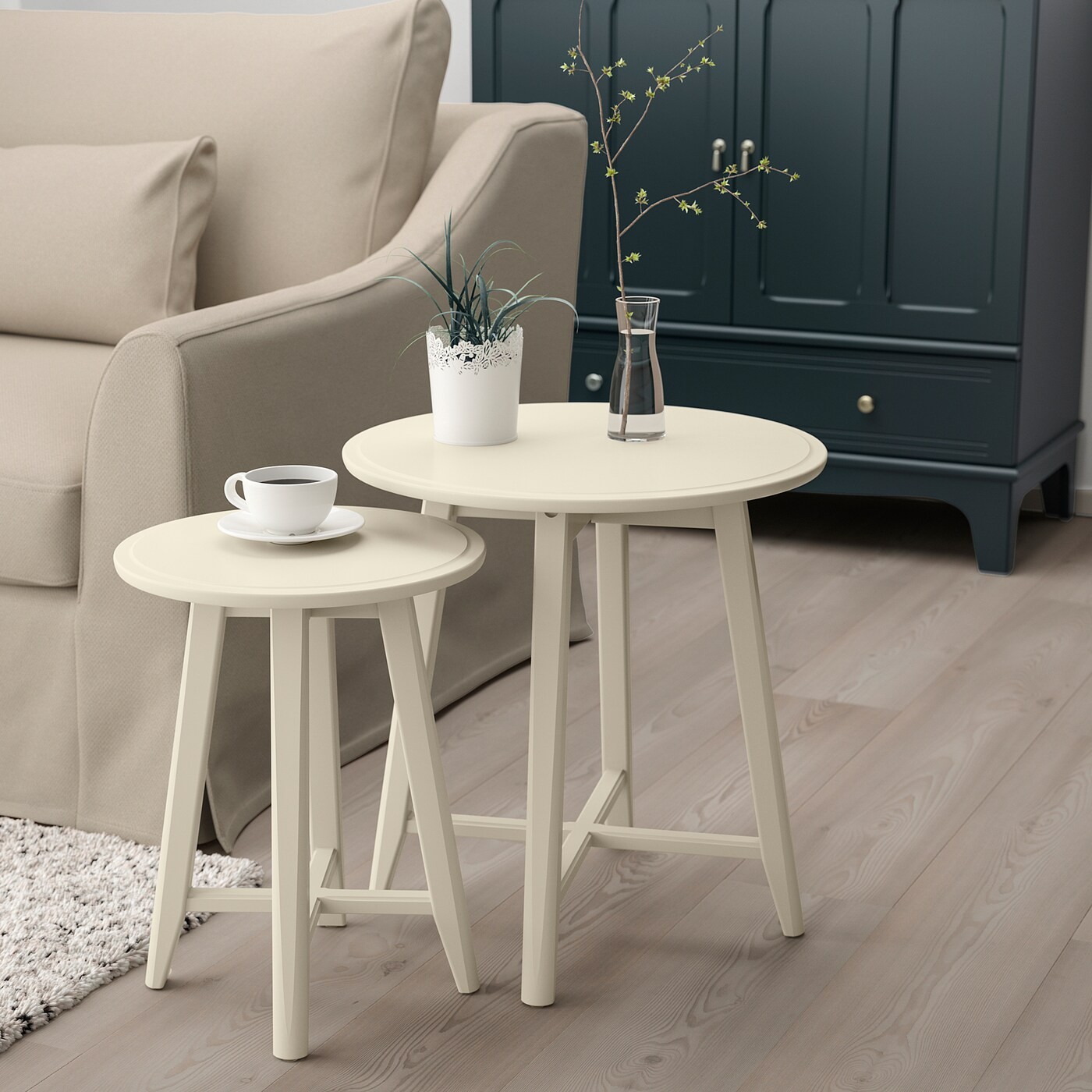 KRAGSTA Nest of tables, set of 2