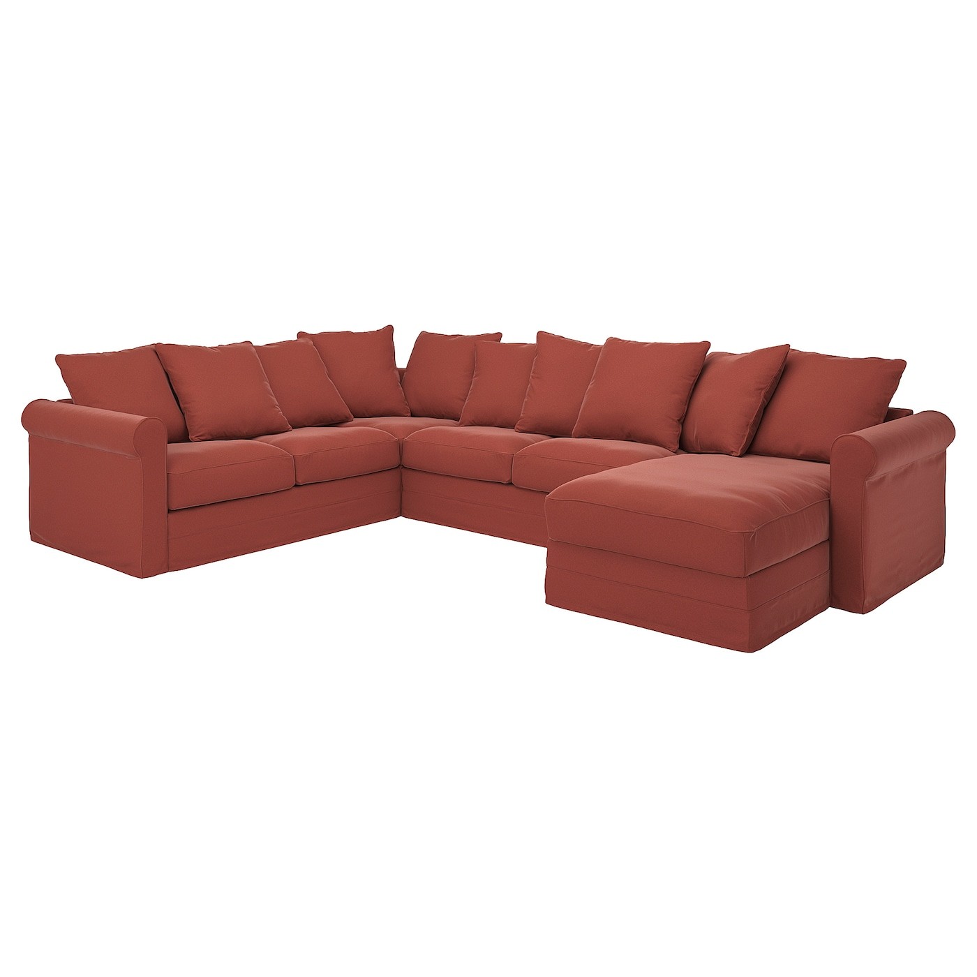 GRÖNLID Cvr crnr sofa-bed 5-seat w chs lng