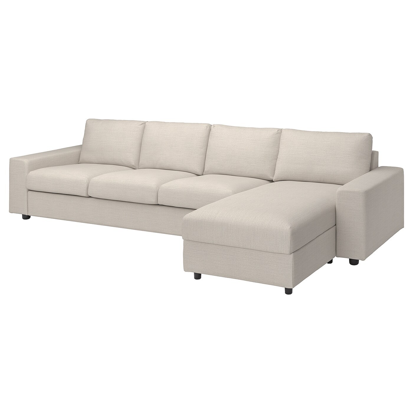 VIMLE Cover 4-seat sofa w chaise longue