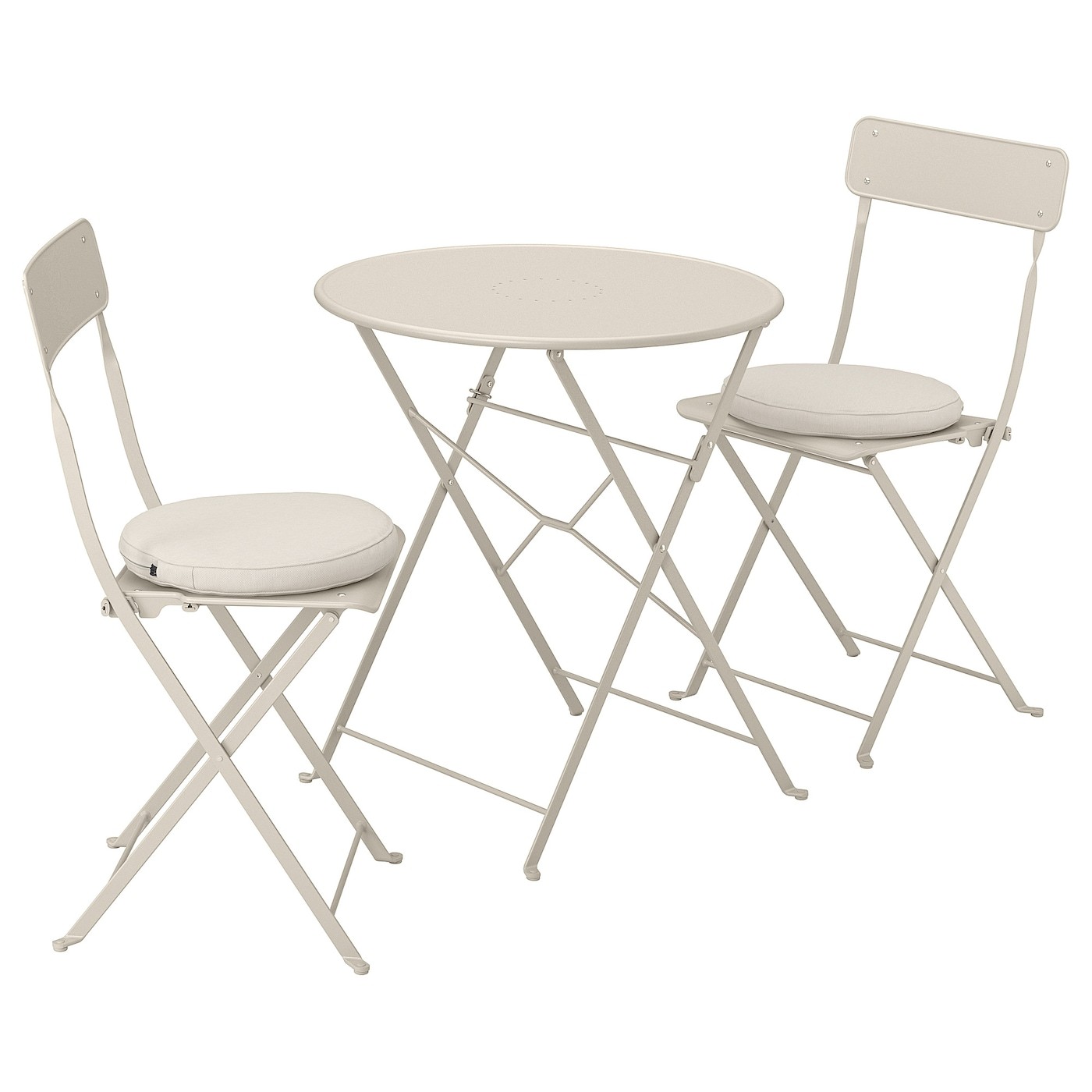 SALTHOLMEN Table+2 folding chairs, outdoor