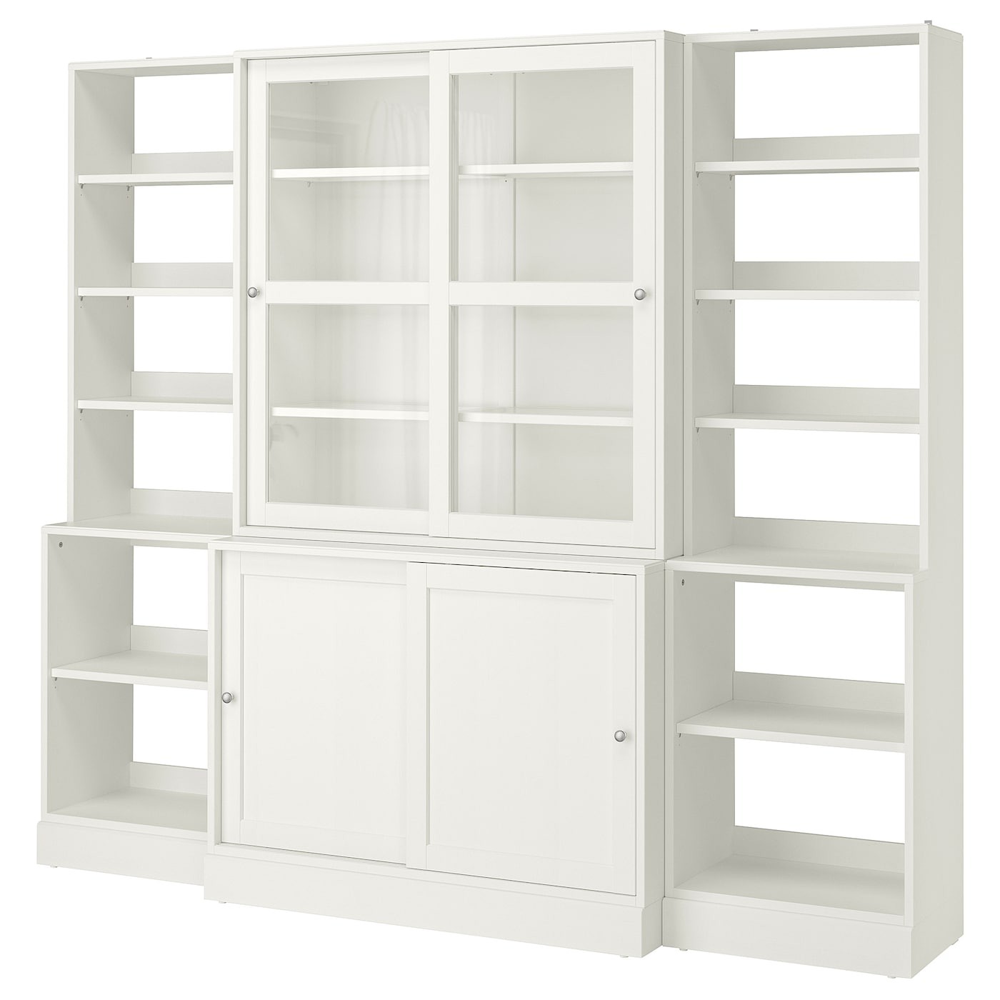 HAVSTA Storage comb w sliding glass doors