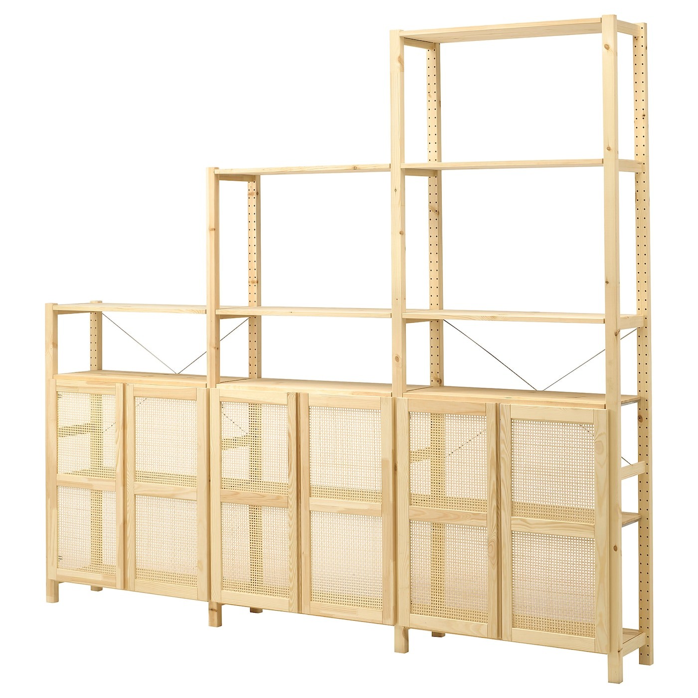 IVAR Shelving unit with doors