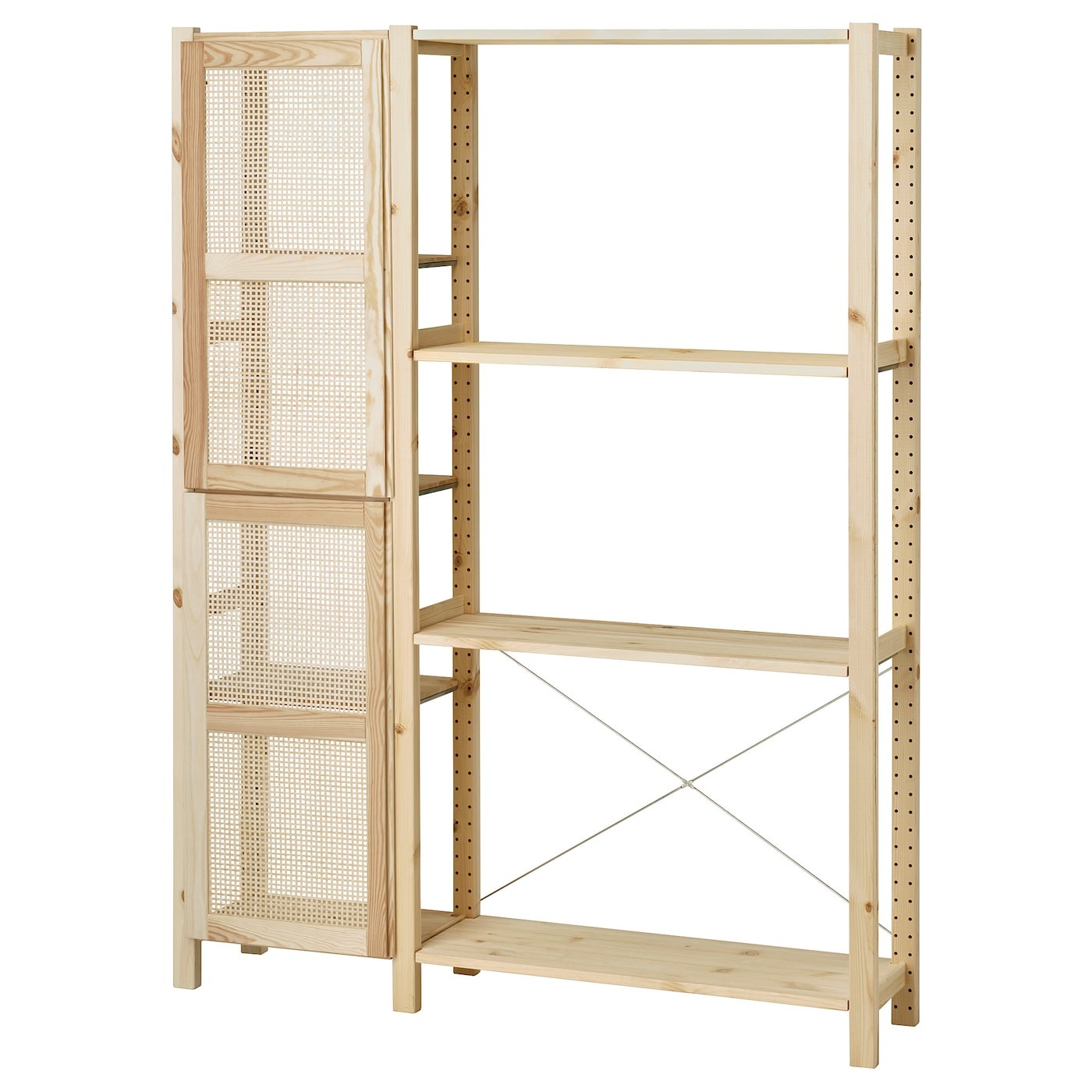 IVAR Shelving unit with doors