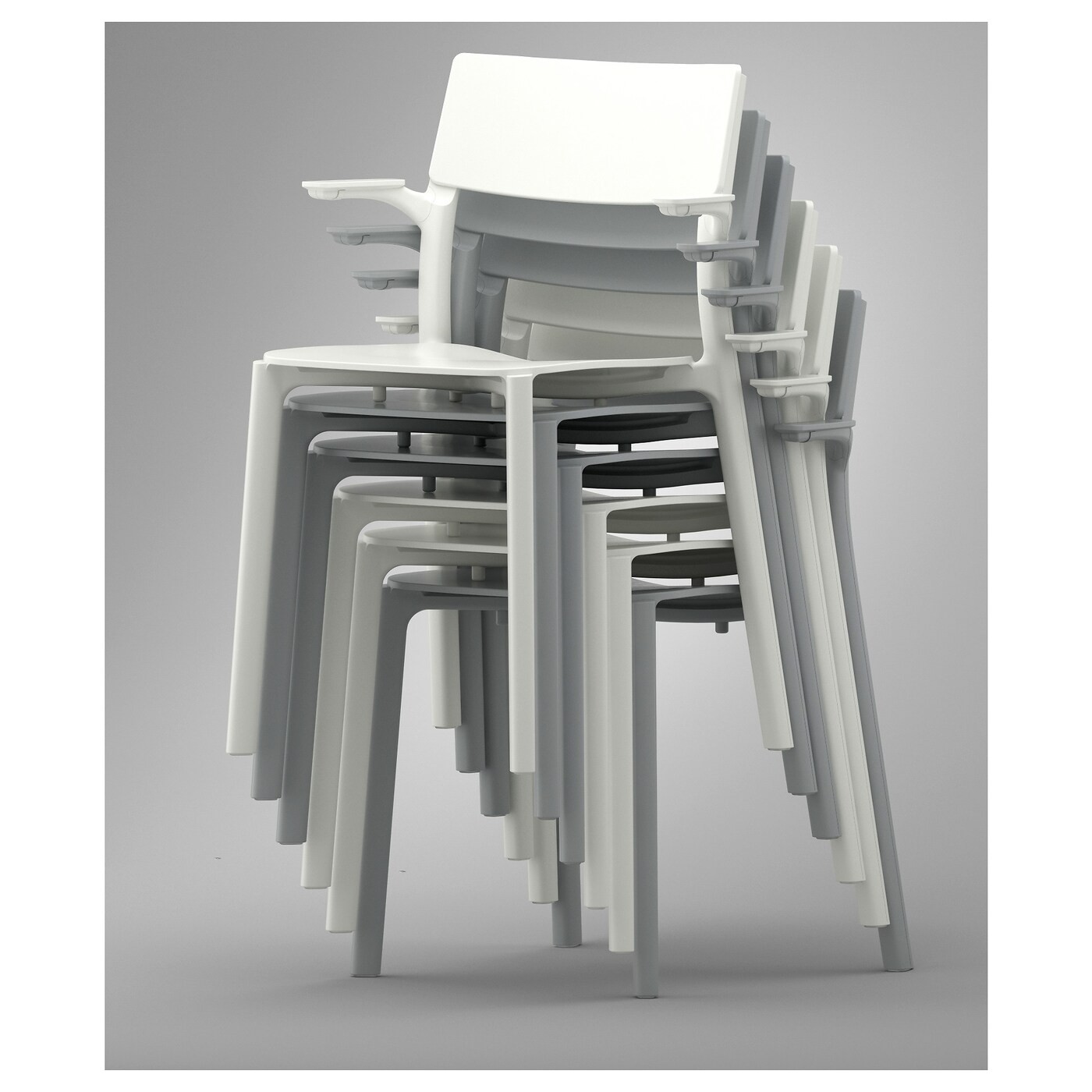 JANINGE Chair with armrests