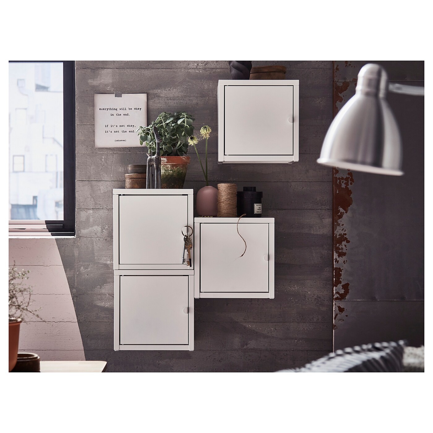 LIXHULT Wall-mounted cabinet combination