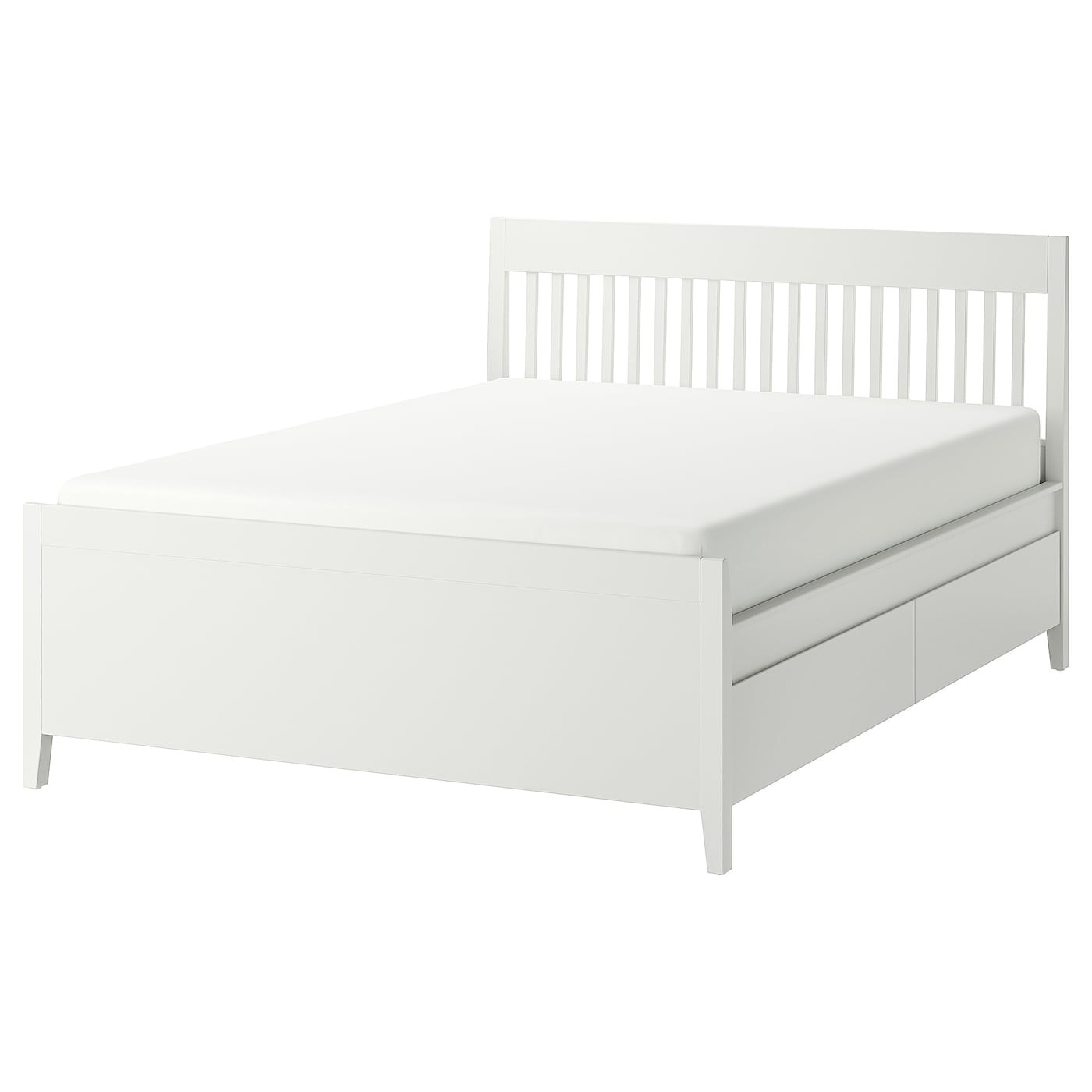 IDANÄS Bed frame with storage