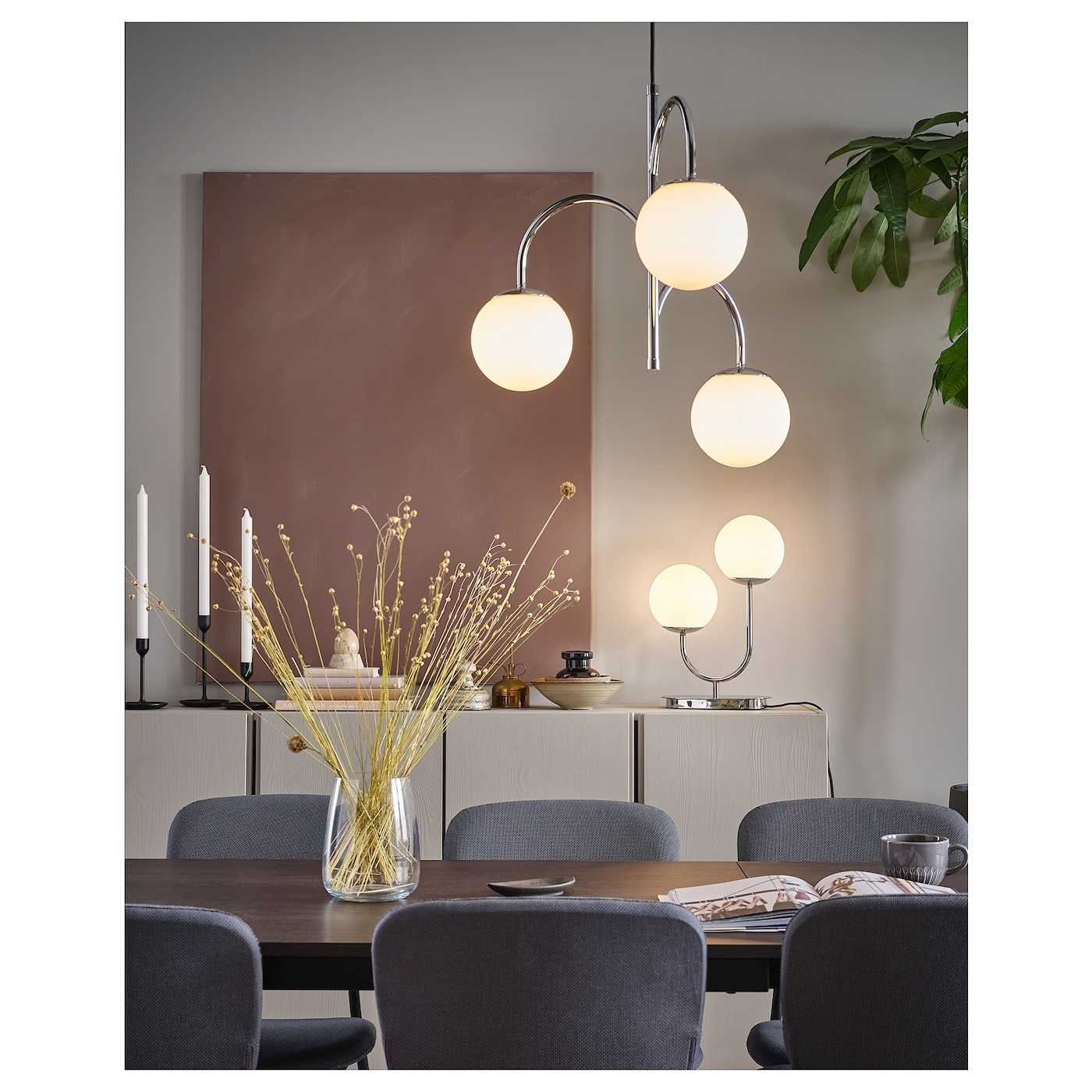 SIMRISHAMN Pendant lamp, 3-armed